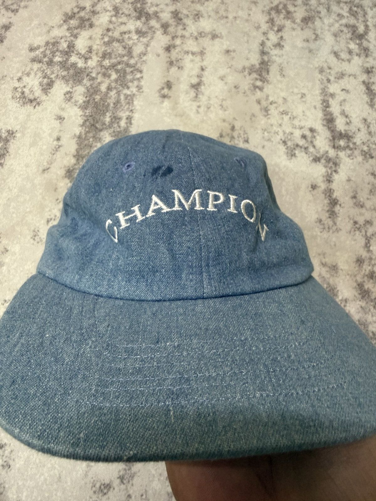 Champion Champion Script Logo Embroidery Adjustable Cap Size ONE SIZE - 7 Thumbnail
