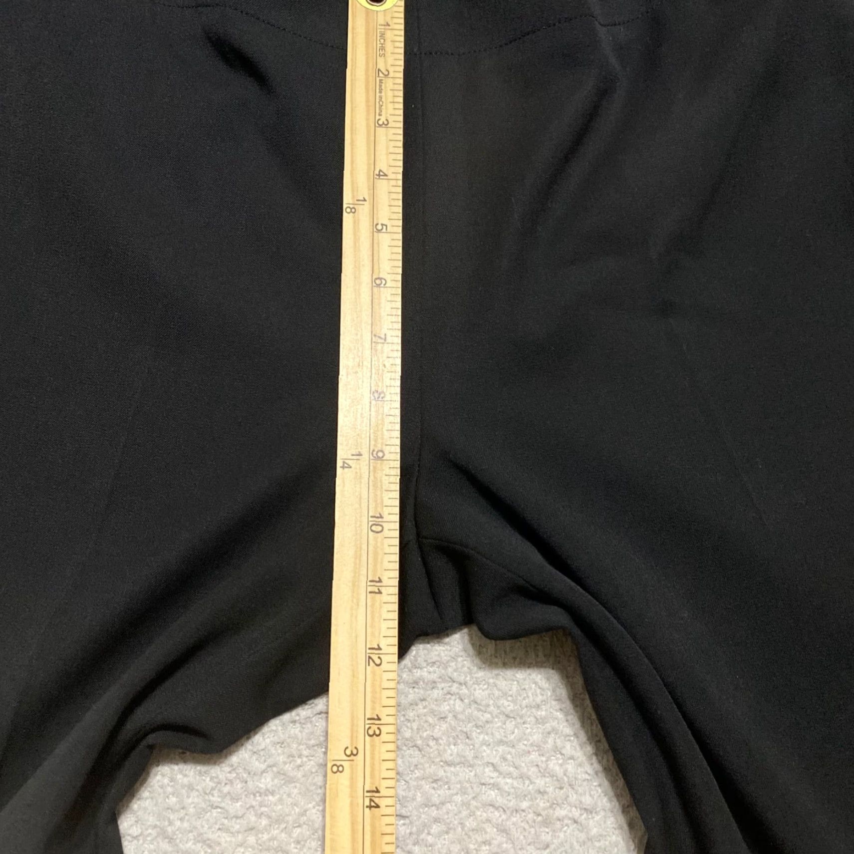 Talbots Talbots Womens Pants Cropped Straight 10P Black High Rise Petites 28 in Inseam 25 in Size 28" / US 6 / IT 42 - 7 Thumbnail