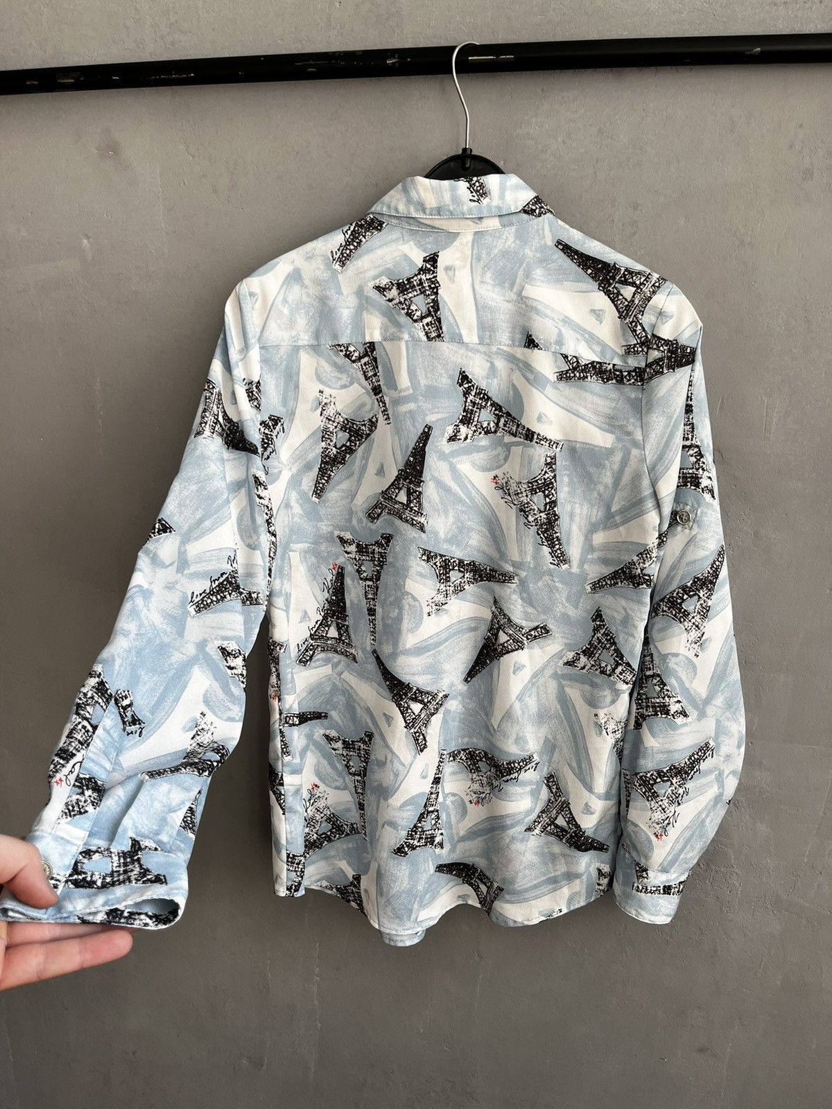 Designer × Karl Lagerfeld Karl Lagerfeld Paris France Eiffel Tower Print button shirt Size US S / EU 44-46 / 1 - 10 Thumbnail