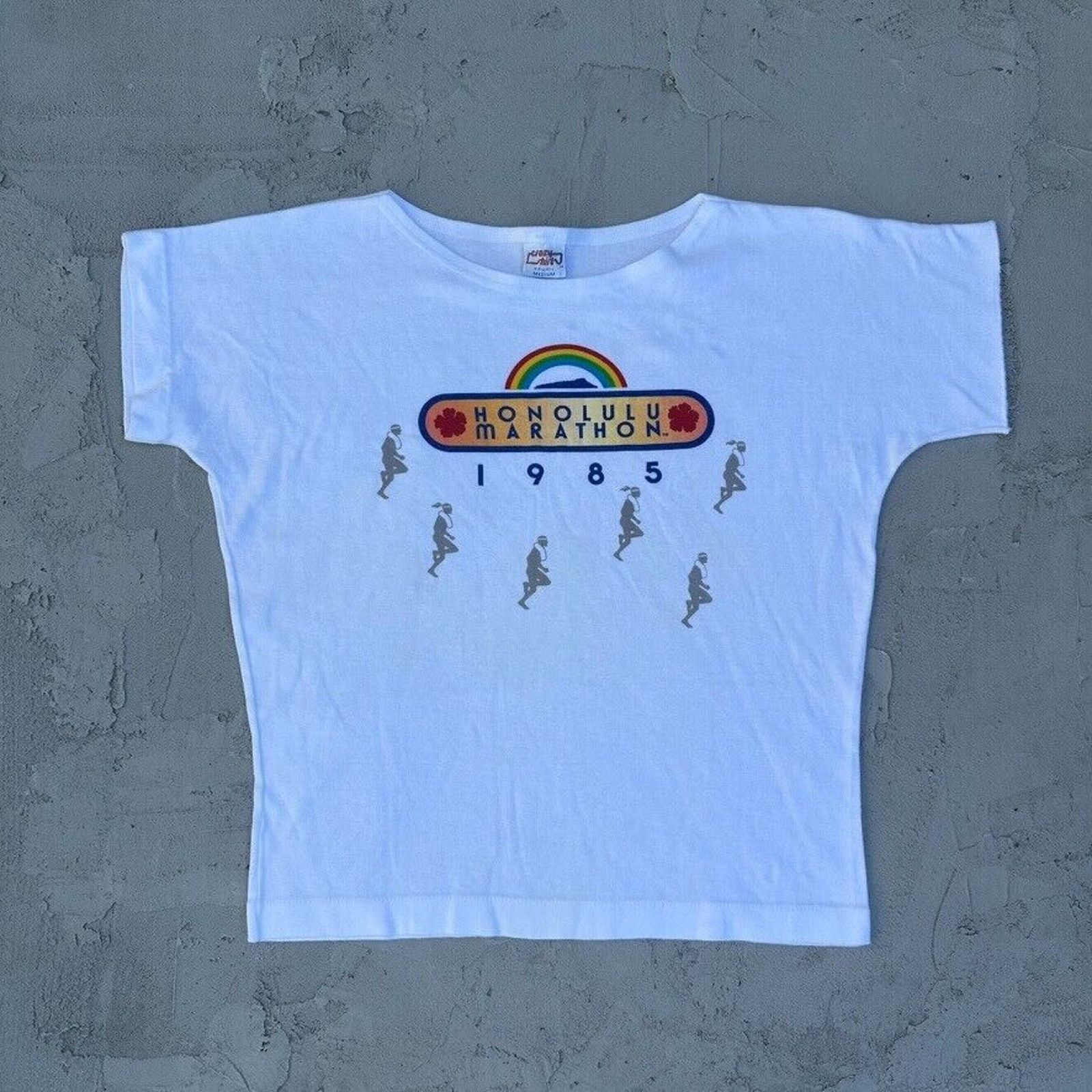 Other Vintage Crazy Shirts Honolulu Marathon 1985 Hawaii Shirt Size S / US 4 / IT 40 - 1 Thumbnail