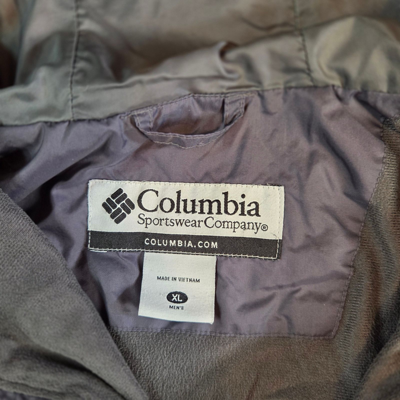 Columbia Columbia XL Red Gray Nylon Hooded Jacket Size US XL / EU 56 / 4 - 4 Thumbnail