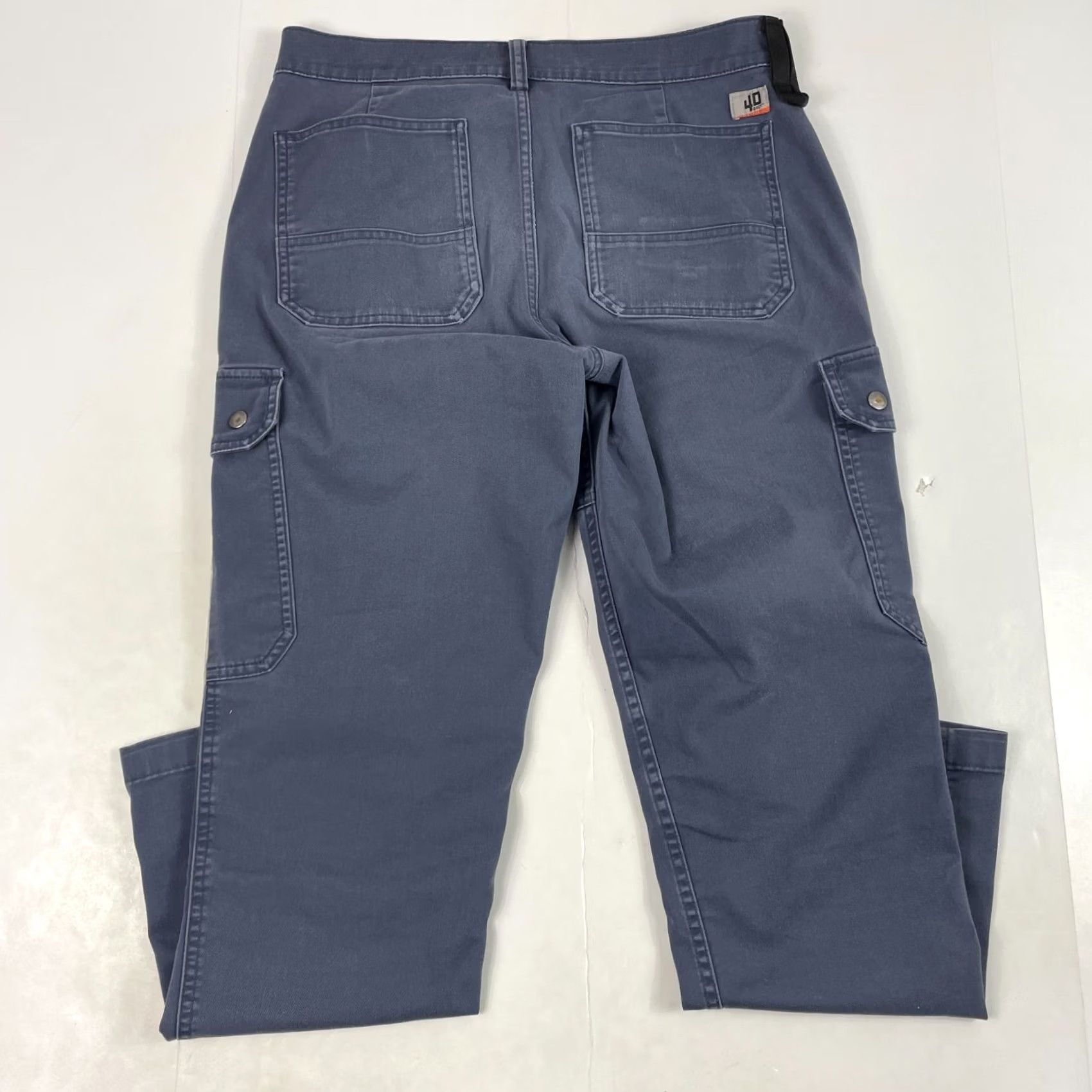 Vintage Duluth Pants Mens 32 x 30 Blue 40 Grit Canvas Cargo Straight Leg Workwear Rugged Shirt Size US 32 / EU 48 - 7 Thumbnail