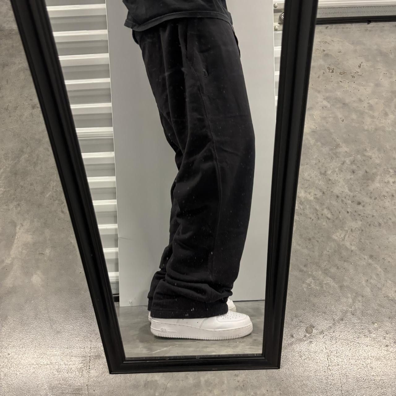 Japanese Brand × Vintage Crazy Vintage Y2K/2000s Baggy Black Streetwear Essential Sweatpants! Size US 34 / EU 50 - 2 Thumbnail
