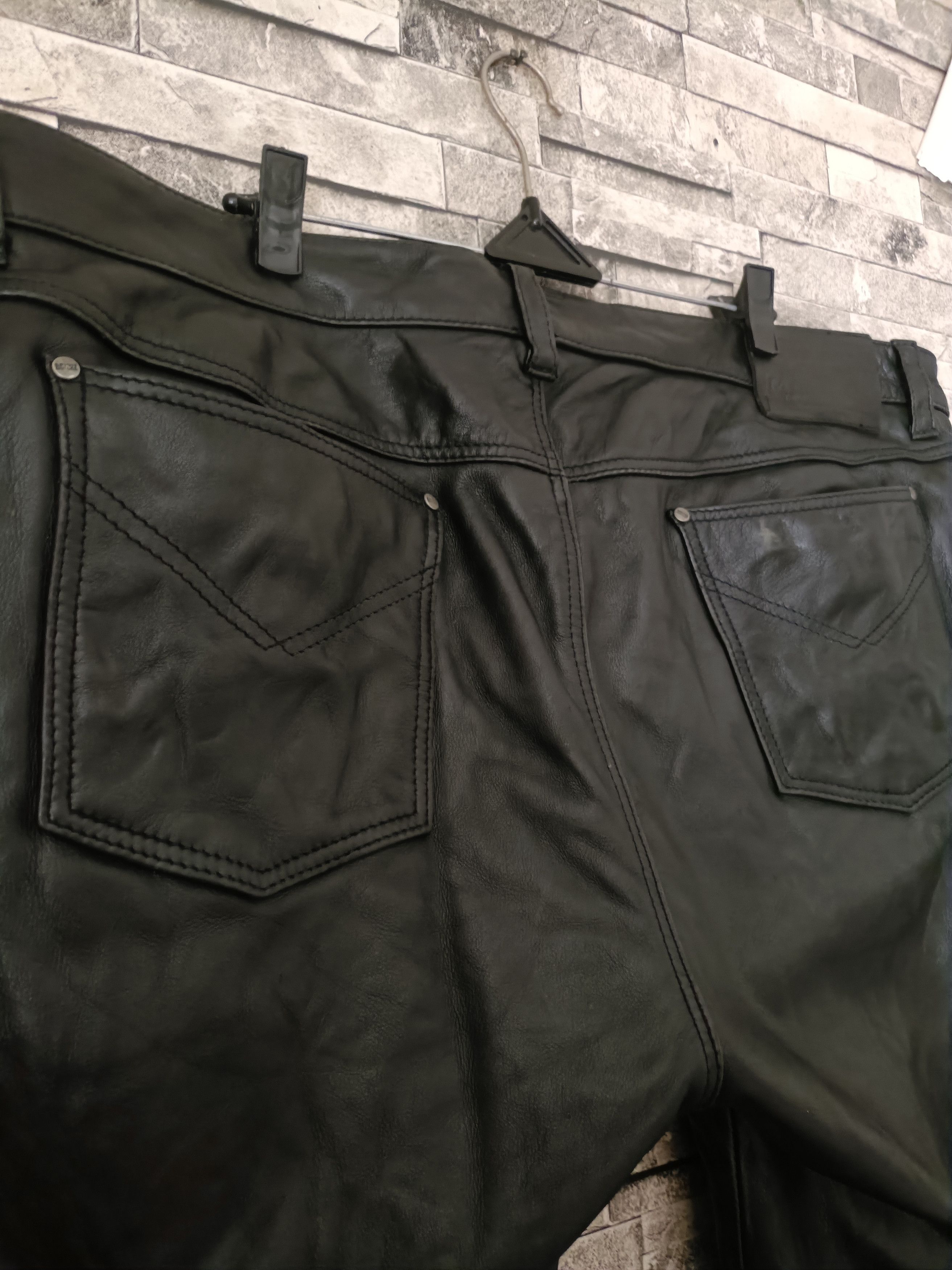 Leather Spirit motors Dallas biker leather pants Size US 43 - 8 Thumbnail