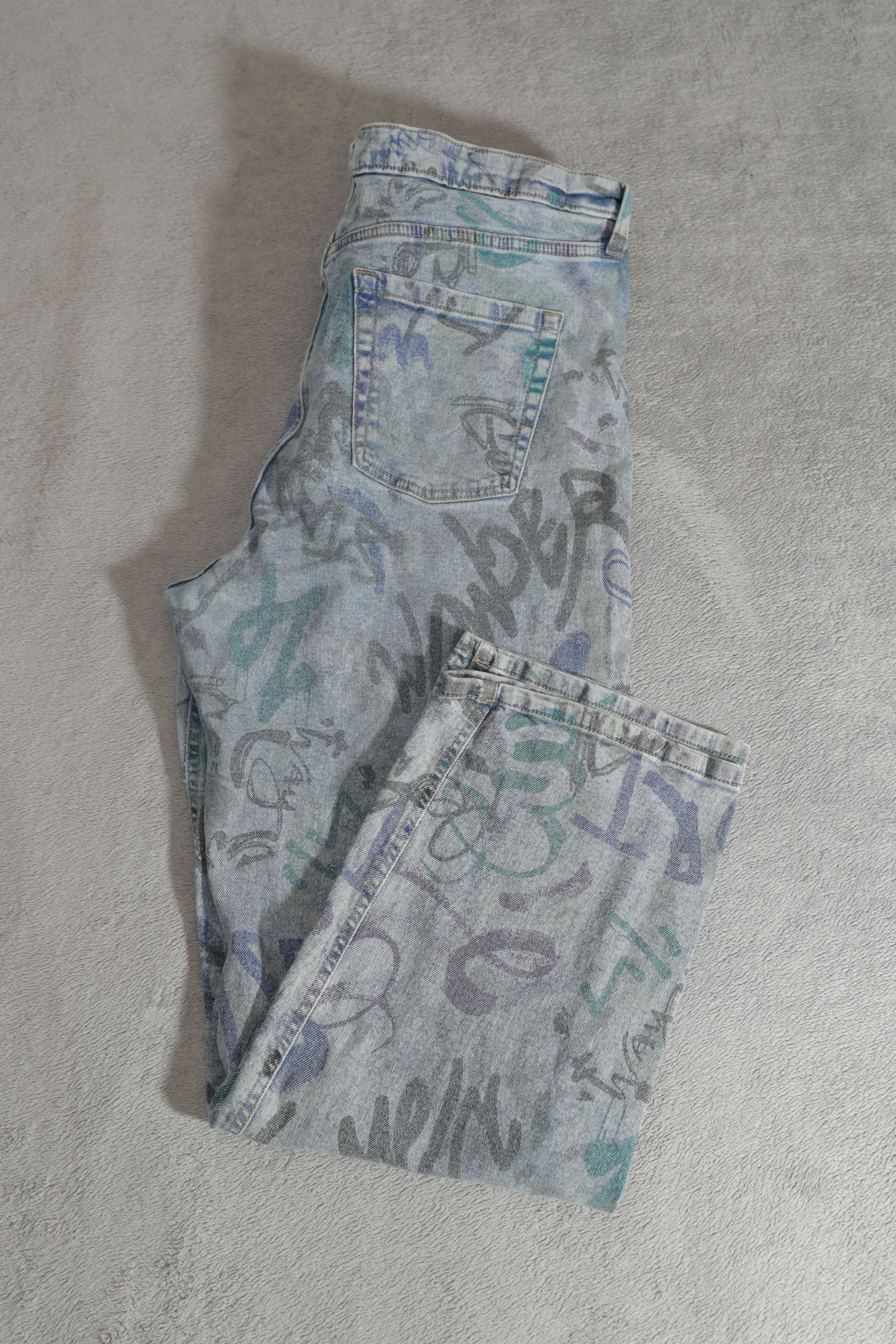 Vintage Wild Fable Super High Rise Straight Recto de Tiro Pants (18) Size 40" / US 18 - 4 Thumbnail
