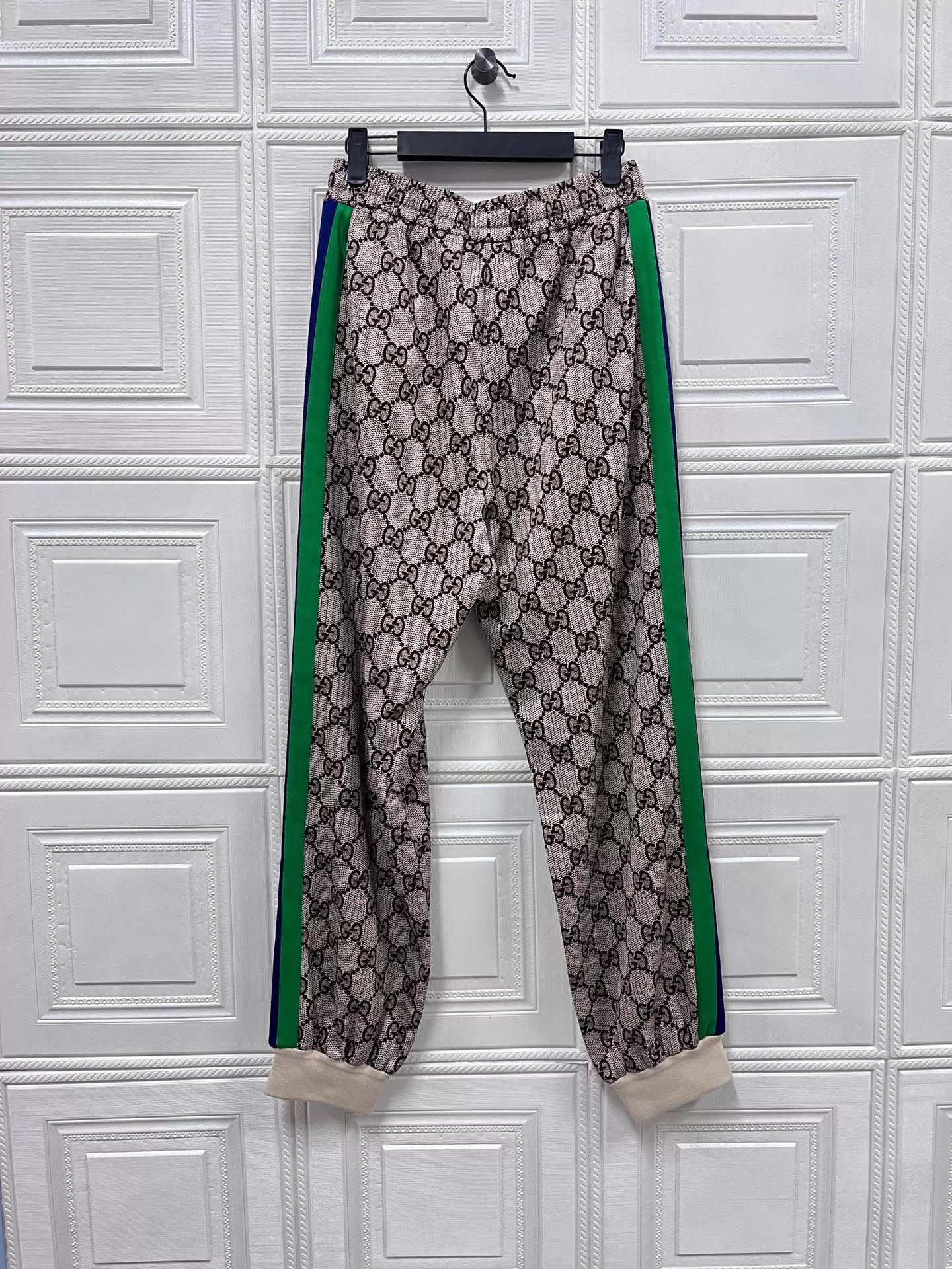 Gucci Gucci Logo Allover Drawstring Cuffed Knit Joggers S Size 26" / US 2 / IT 38 - 2 Thumbnail