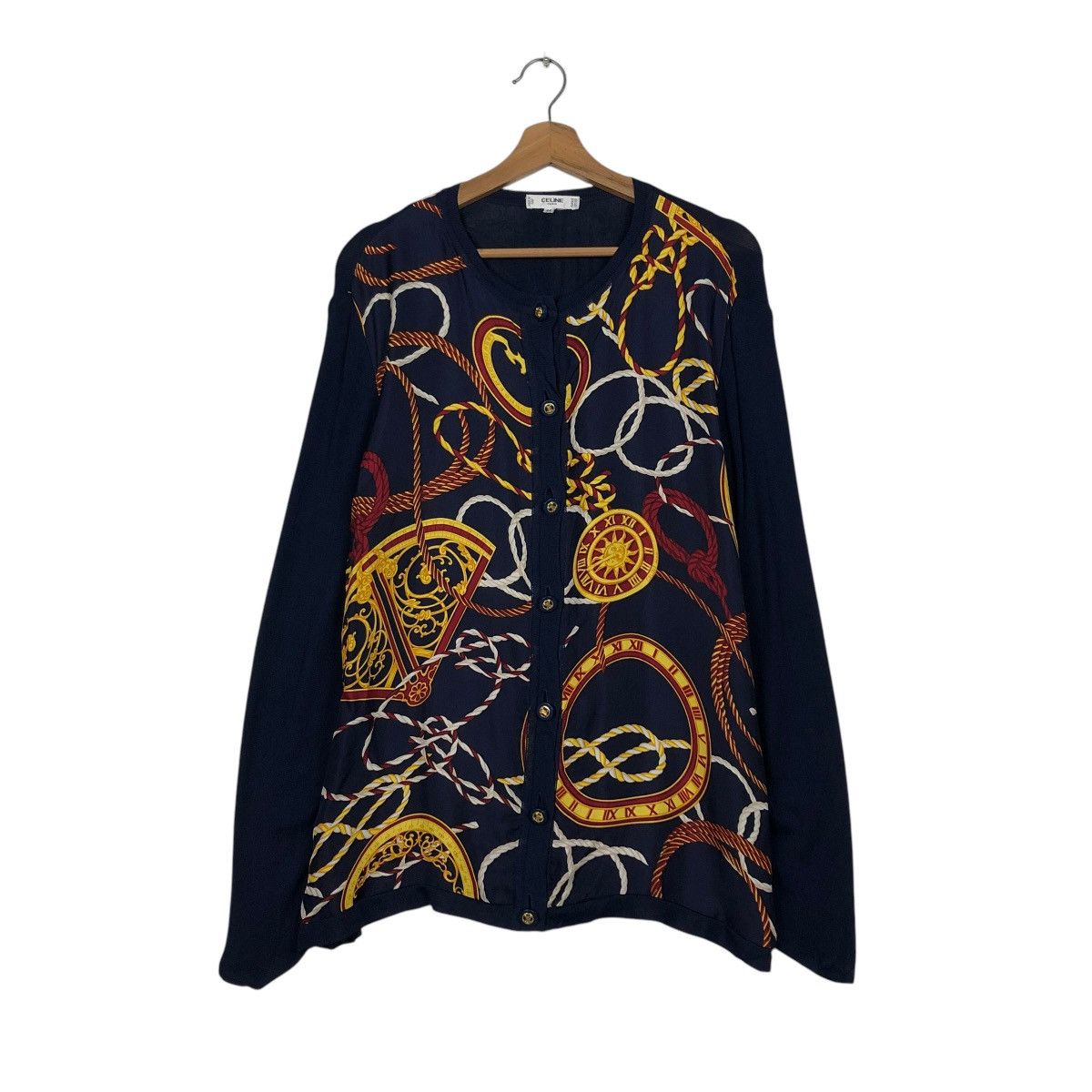 🔥VINTAGE CELINE PARIS BUTTON UPS FULL PRINT
