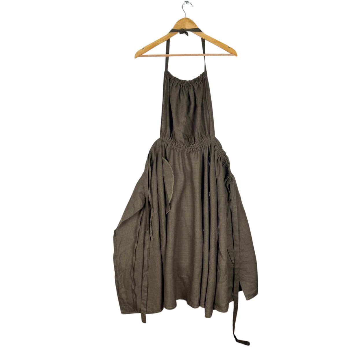 Comme des Garcons 🔥80s COMME DES GARCONS ARCHIVE APRON PINAFORE MAXI DRESS Size M / US 6-8 / IT 42-44 - 4 Thumbnail