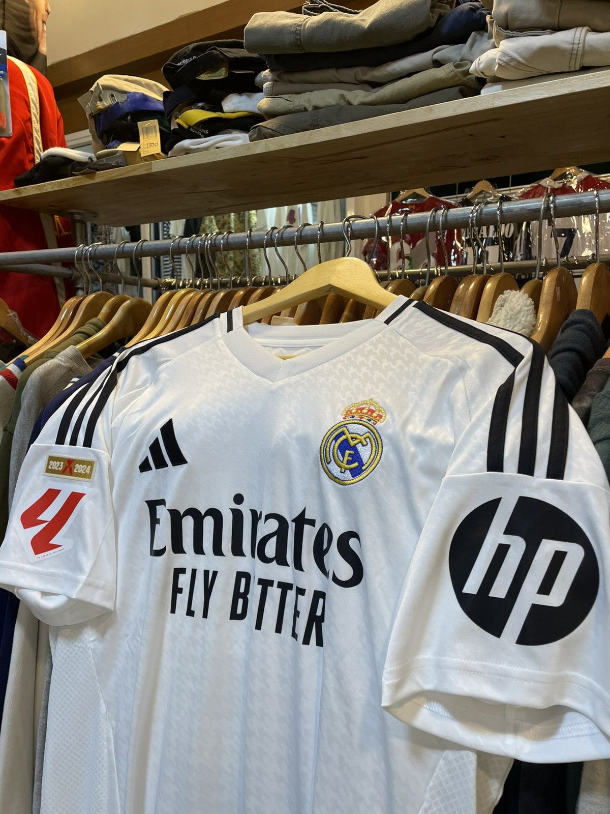 Adidas × Vintage 2024-2025 Real Madrid MBAPPE9 Home Kit Size US XL / EU 56 / 4 - 3 Thumbnail