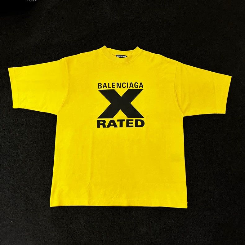 Balenciaga Balenciaga Yellow printed short sleeves Size US XXS / EU 40 - 1 Thumbnail
