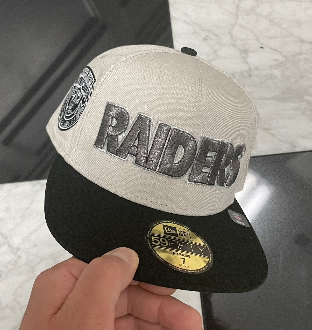 New Era 🔥 Exclusive Raiders A frame fitted size 7 Size ONE SIZE - 1 Thumbnail