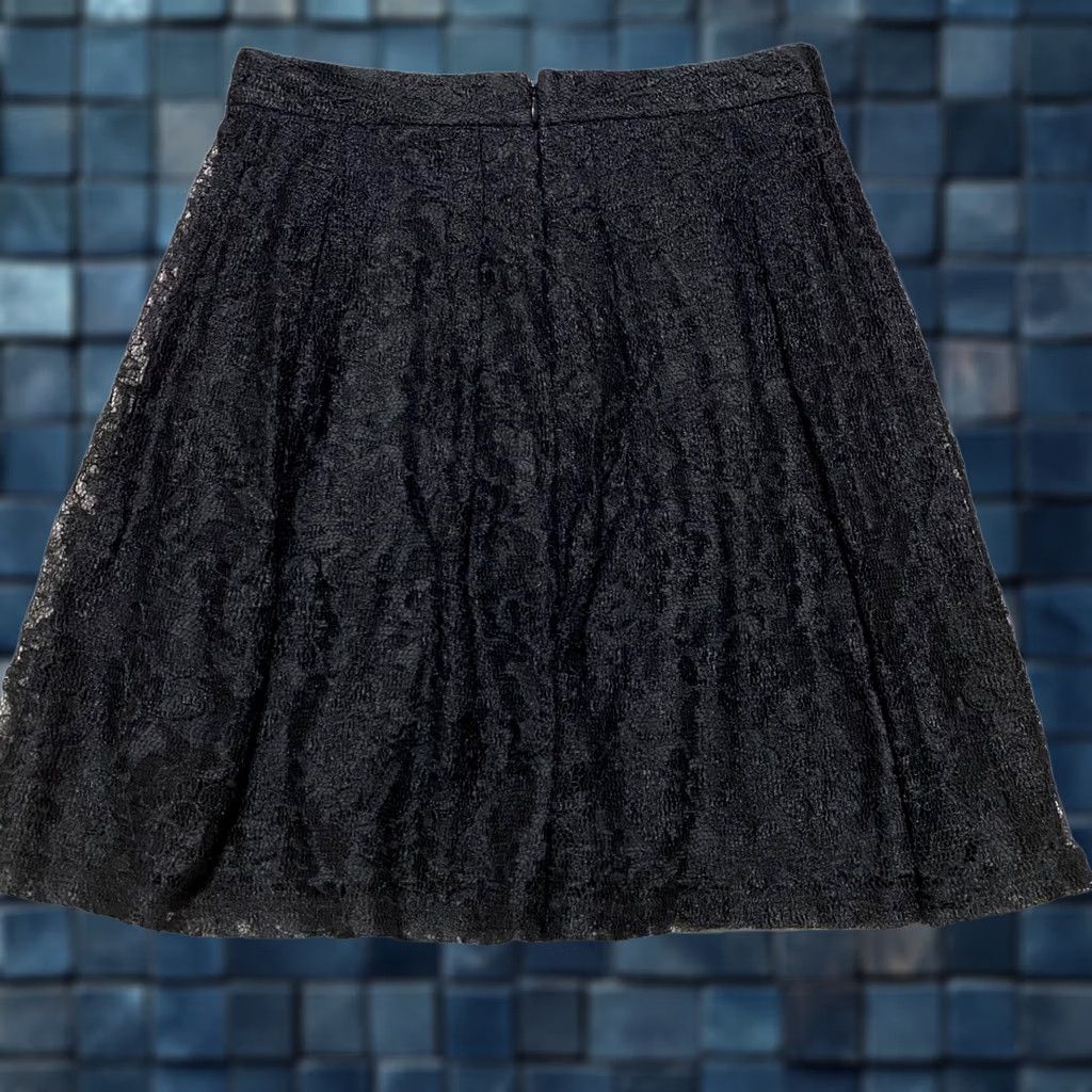 Express Express Skirt Womens sz 4 Black Lace A-Line Lined Whimsigoth Romance Size 27" / US 4 / IT 40 - 1 Thumbnail