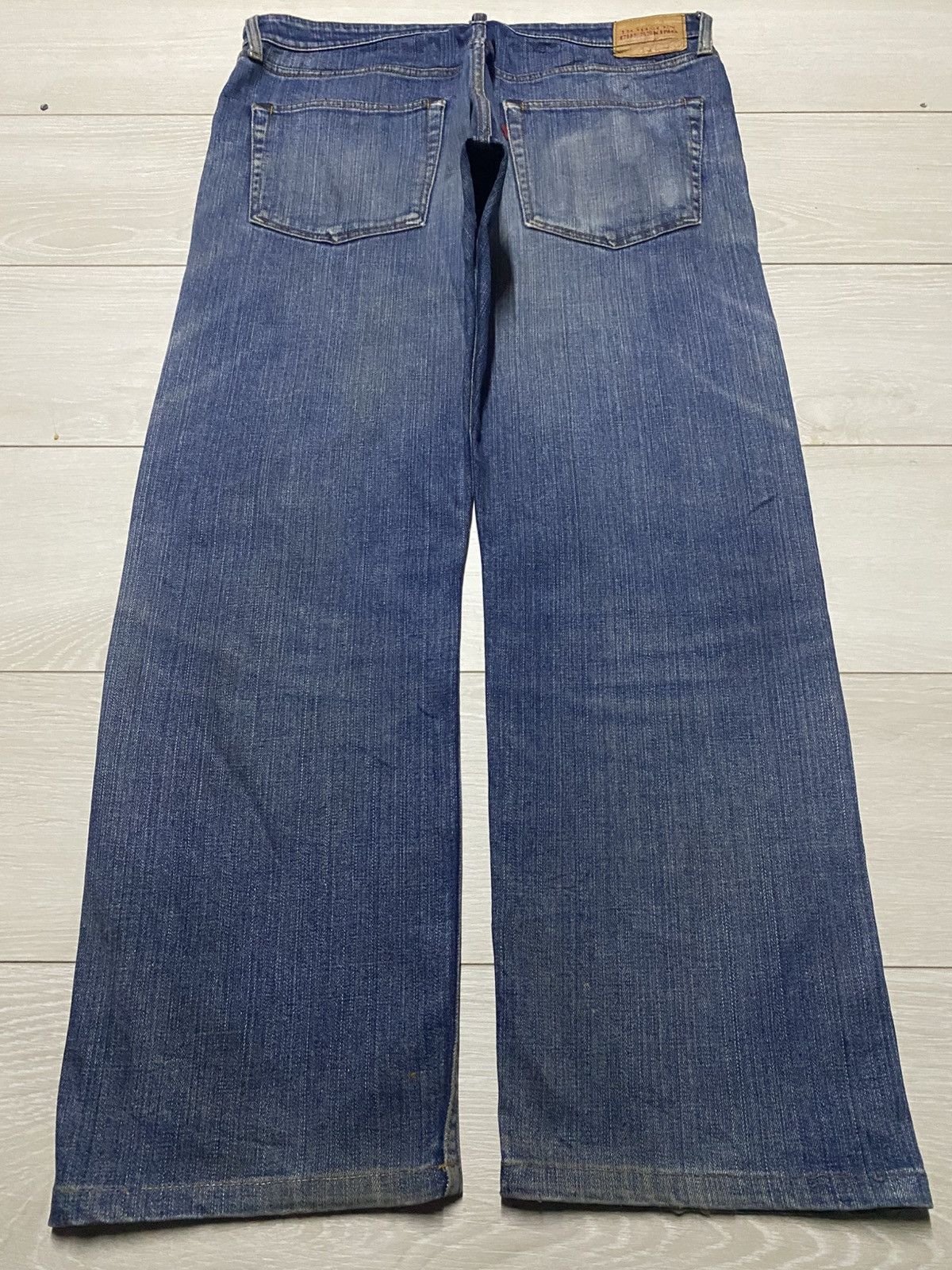 Japanese Brand Vintage Japanese Brand Mud Wash Distressed Baggy Jeans Size US 36 / EU 52 - 2 Thumbnail