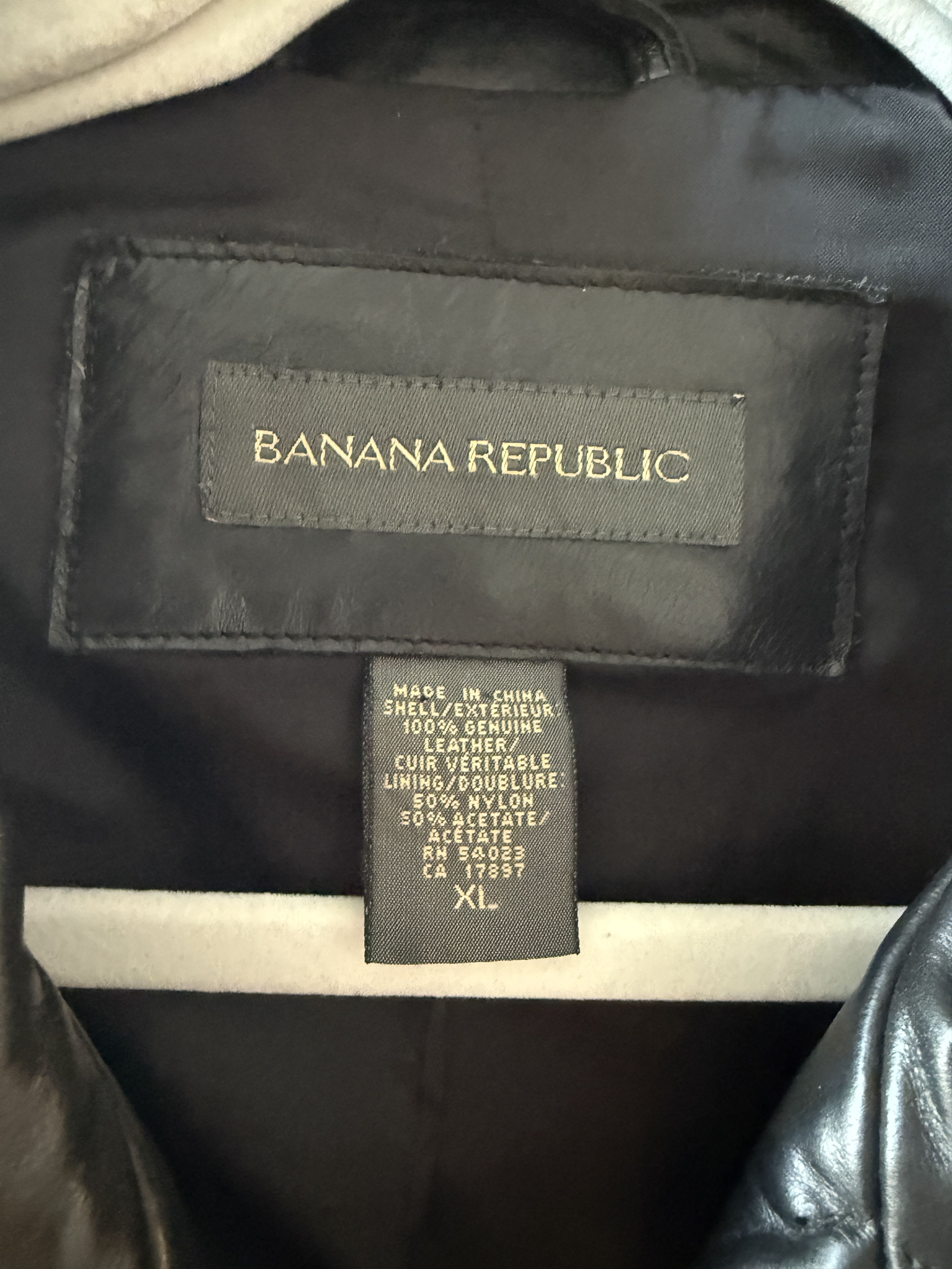 Vuja De Vintage Banana Republic leather jacket in Vuja De style Size US XL / EU 56 / 4 - 2 Thumbnail