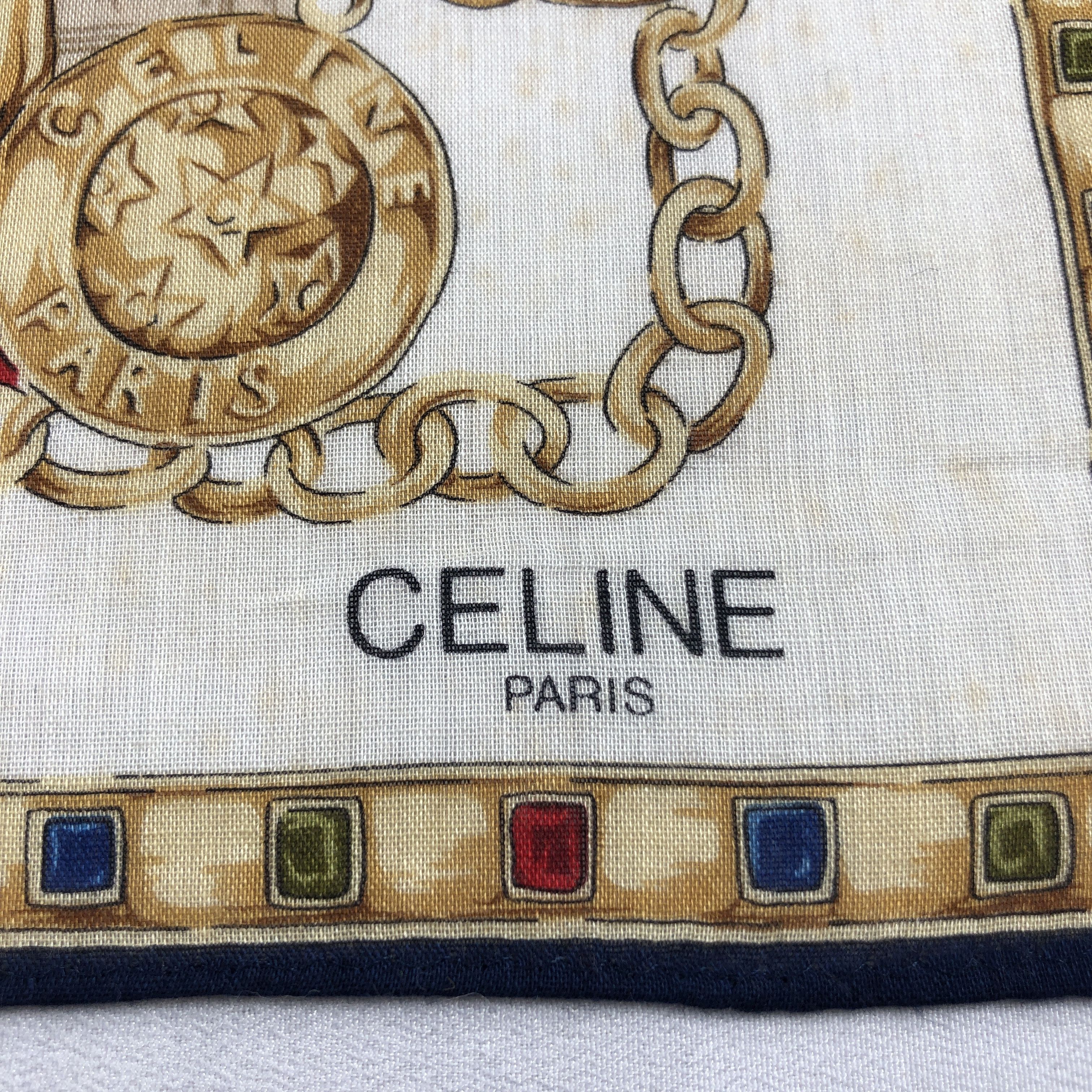 Celine Celine Handkerchief Neckerchief Bandana H2848 Size ONE SIZE - 3 Thumbnail