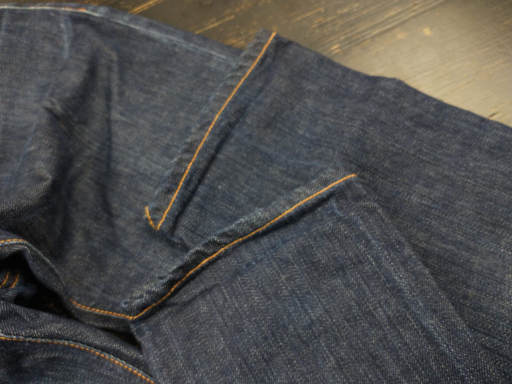 Nudie Jeans Nudie Jeans Grim Tim Dry Open Navy Size W31 L32 Mens Size US 31 - 11 Thumbnail