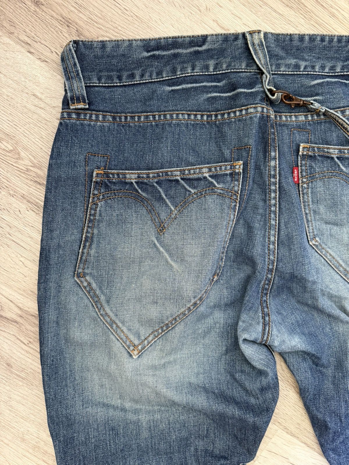 Levi's Levi’s 523 Distressed Jeans Y2K Grunge w Strap Altered Size US 34 / EU 50 - 19 Thumbnail