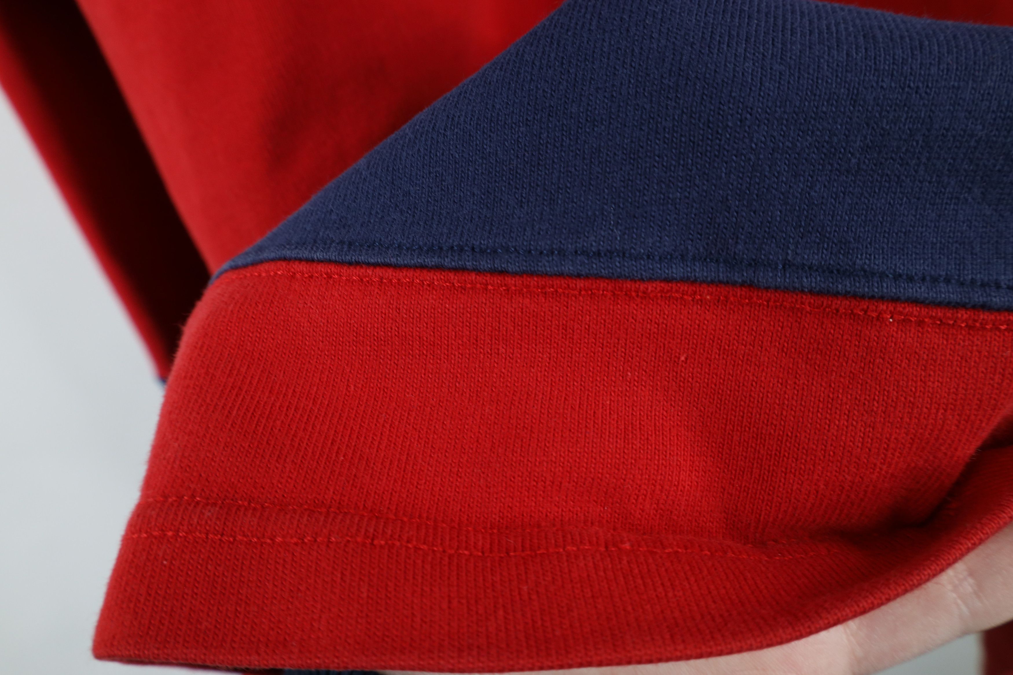 Ralph Lauren × Vintage Vintage 90s Ralph Lauren Elbow Patch Long Sleeve Rugby Polo Size US L / EU 52-54 / 3 - 6 Thumbnail