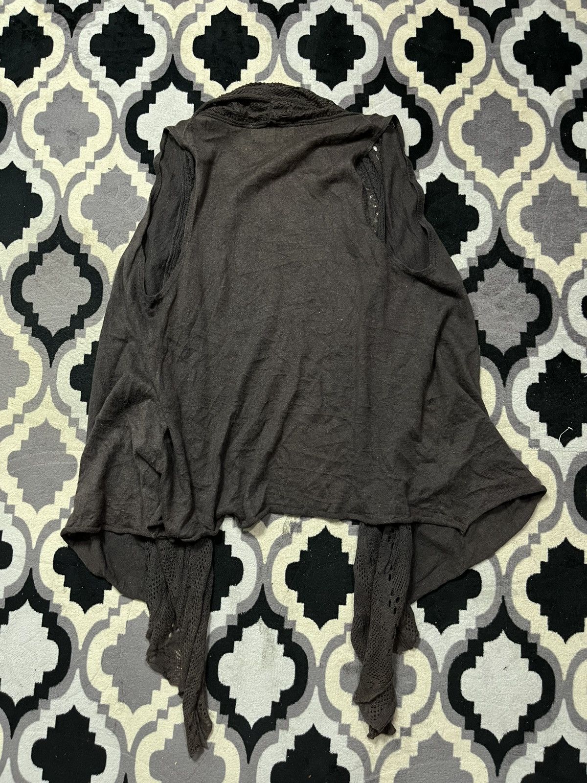 Yasuyuki Ishii Crazy cepo distressed fuga style vest knit Size US M / EU 48-50 / 2 - 2 Thumbnail
