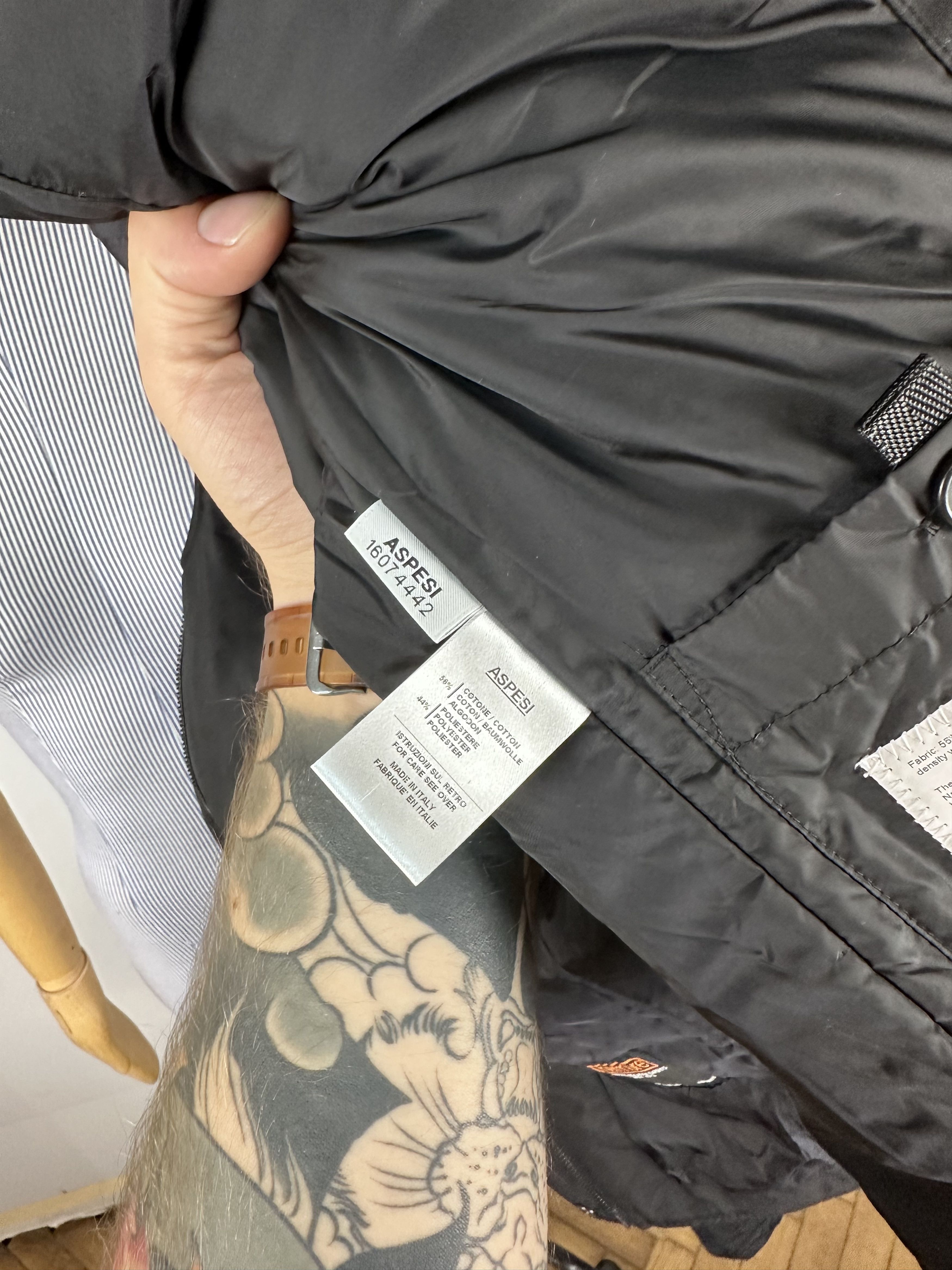 Aspesi × Grailed Aspesi Thermore Galega Womens Jacket Black Size M Size M / US 6-8 / IT 42-44 - 13 Thumbnail