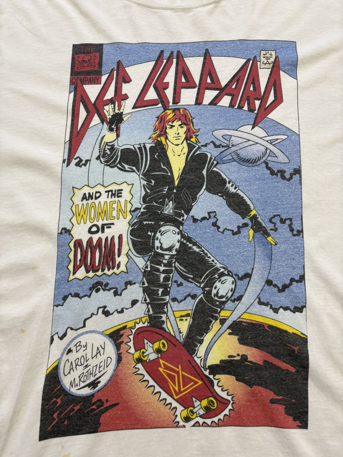 Band Tees Vintage 00s Def Leppard Hysteria Women Of Doom Tee Band Rare Size US XL / EU 56 / 4 - 6 Thumbnail