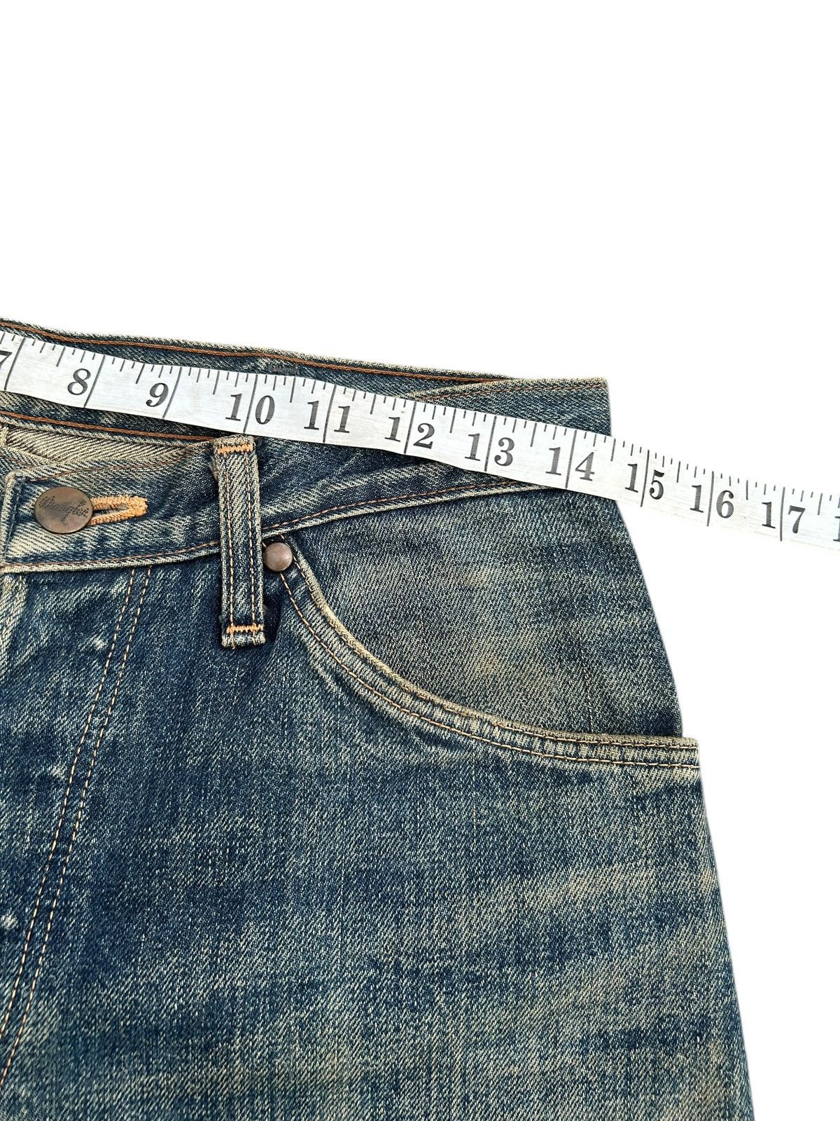 Kapital Vintage Wrangler Blue Bell Selvedge Distressed Denim Jeans Size US 29 - 17 Thumbnail
