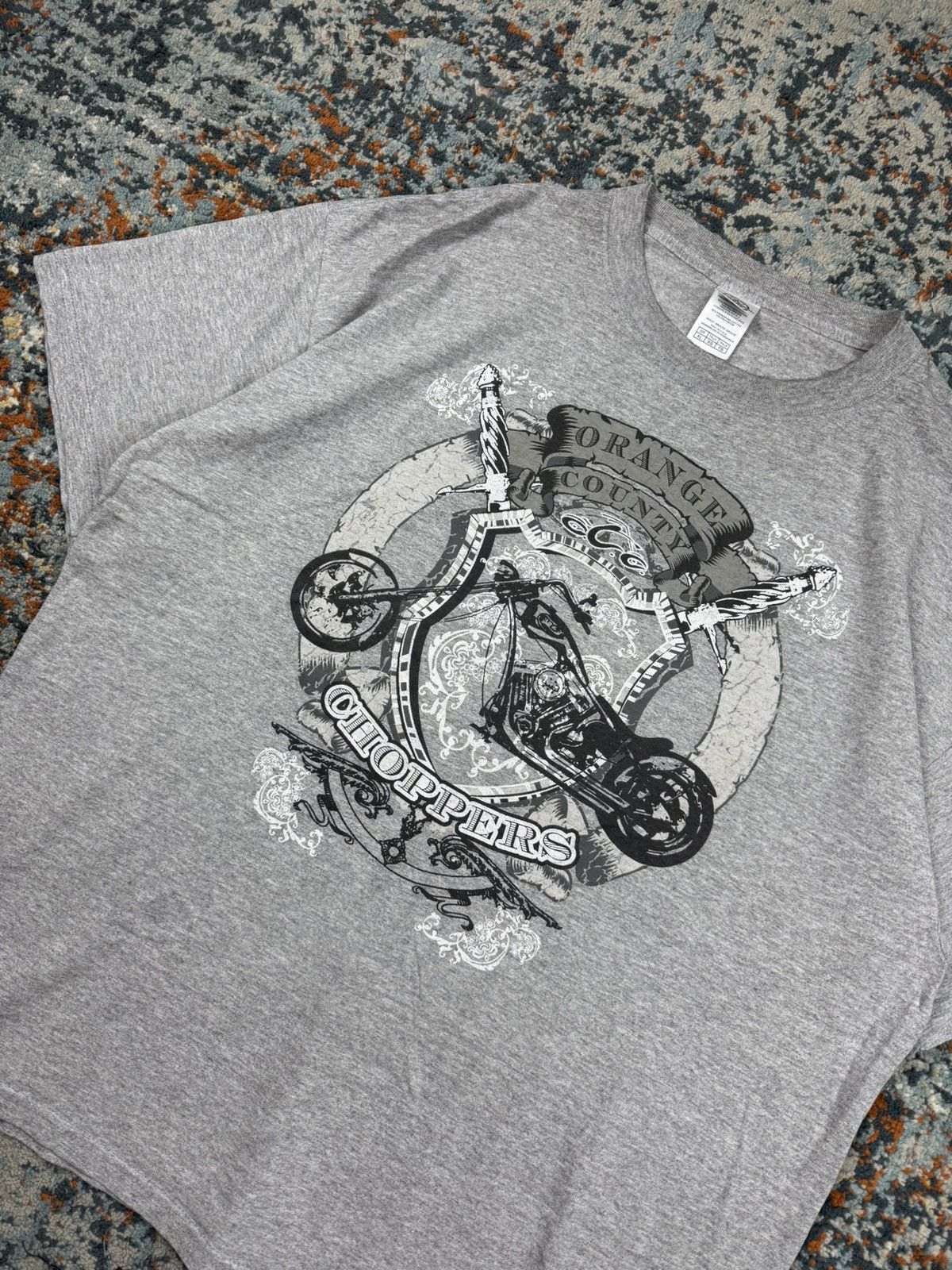 Vintage × West Coast Choppers Vintage 90s Orange County Choppers graphic tee Size US XL / EU 56 / 4 - 3 Thumbnail