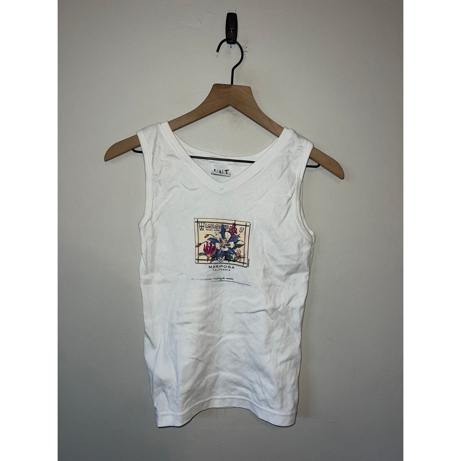 Vintage 2000 Women's Mariposa California Wildflowers Top Shirt Small Size S / US 4 / IT 40 - 1 Thumbnail