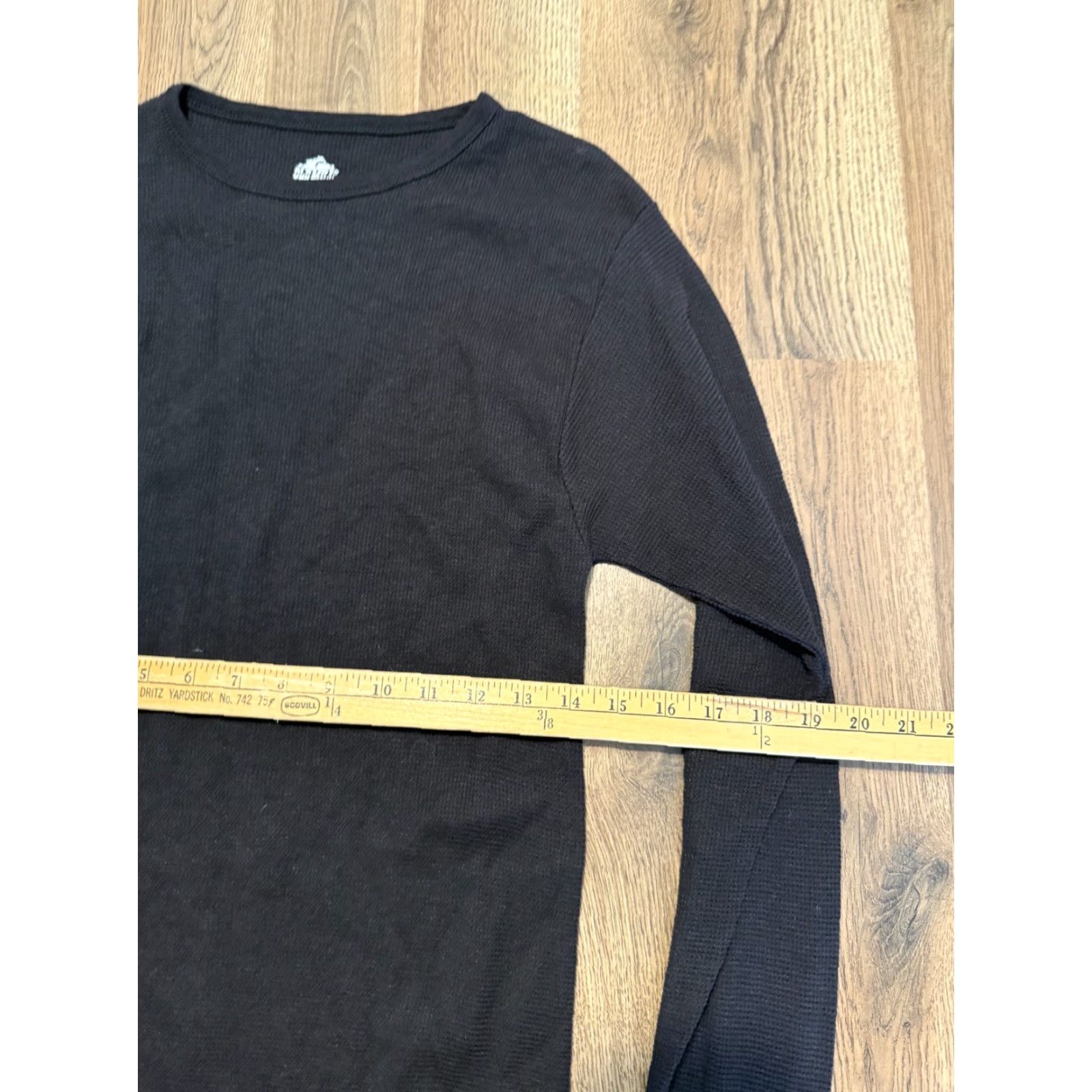 MILLY Old Mill Shirt Men L Black Crewneck Long Sleeve Shirt Size US L / EU 52-54 / 3 - 6 Thumbnail