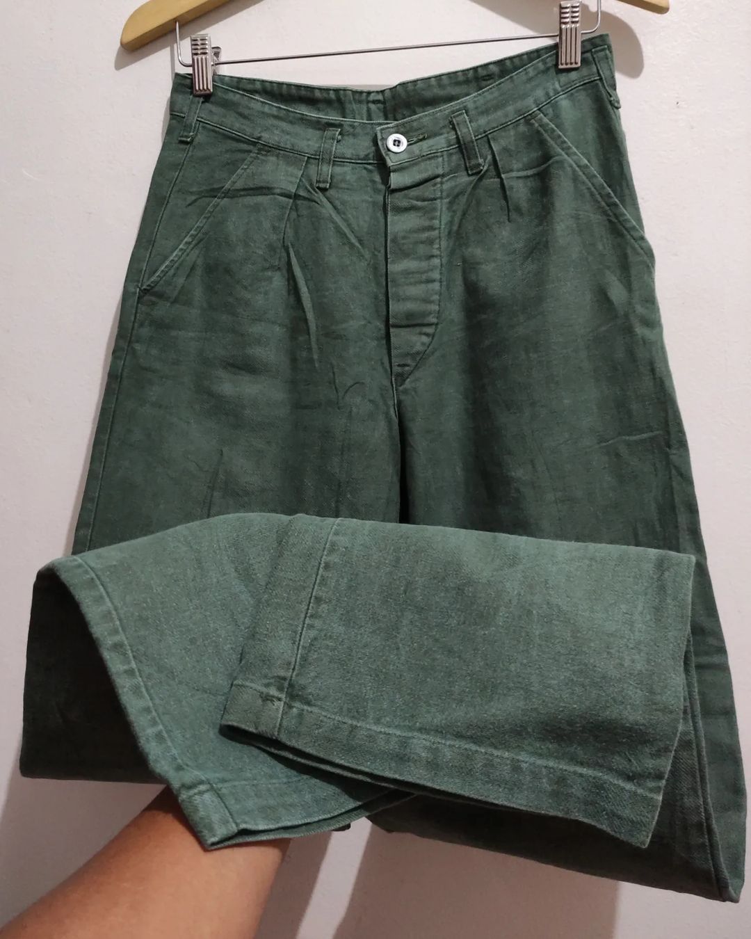 Vintage Swedish Army 70s Vintage C40 Utility Pants Size US 30 / EU 46 - 3 Thumbnail