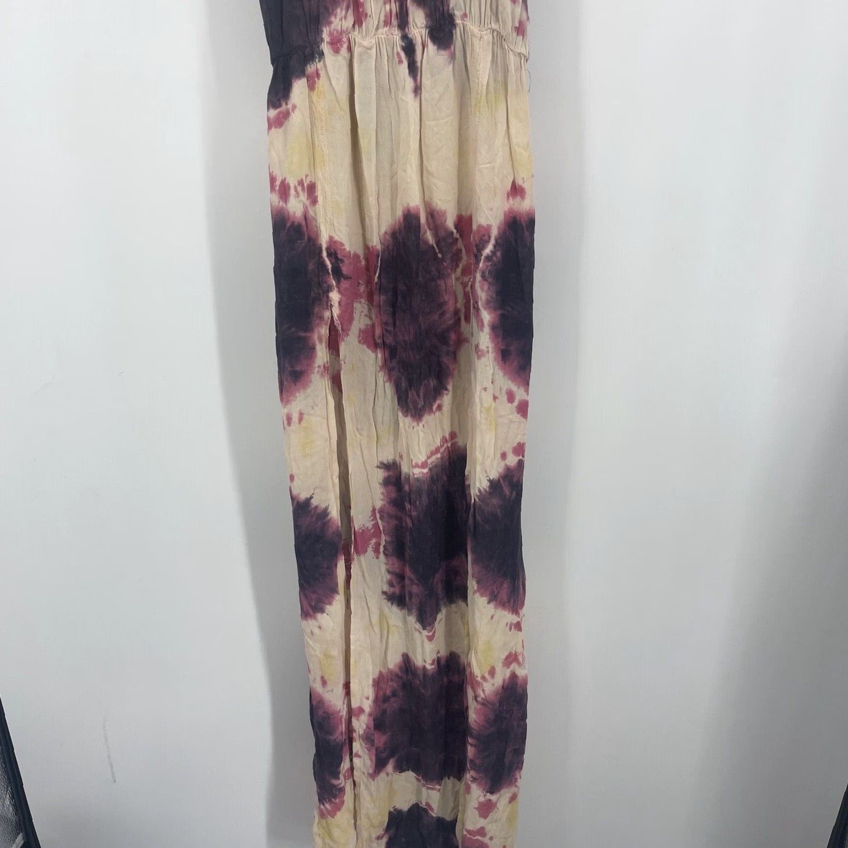 Vintage Blu Moon Maxi Dress Womens XS Tie Dye Halter Blouson Long Sundress Boho Cottage Moon Bohemian Size XS / US 0-2 / IT 36-38 - 3 Thumbnail