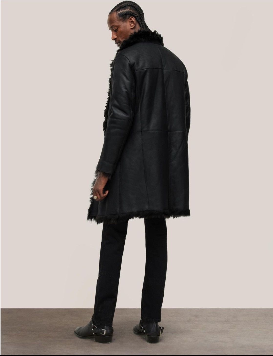 John Varvatos Reversible Shearling Coat. 54 Size US L / EU 52-54 / 3 - 5 Thumbnail