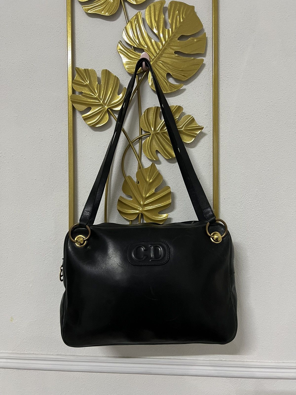 Christian Dior Monsieur VINTAGE CHRISTIAN DIOR LEATHER SHOULDER BAG MODELE EXCLUSIVE Size ONE SIZE - 1 Thumbnail