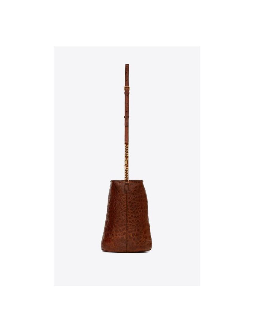 Saint Laurent Paris o1bcso1str0325 Size: OS/Vintage Bucket Bag in Brown Size ONE SIZE - 3 Thumbnail