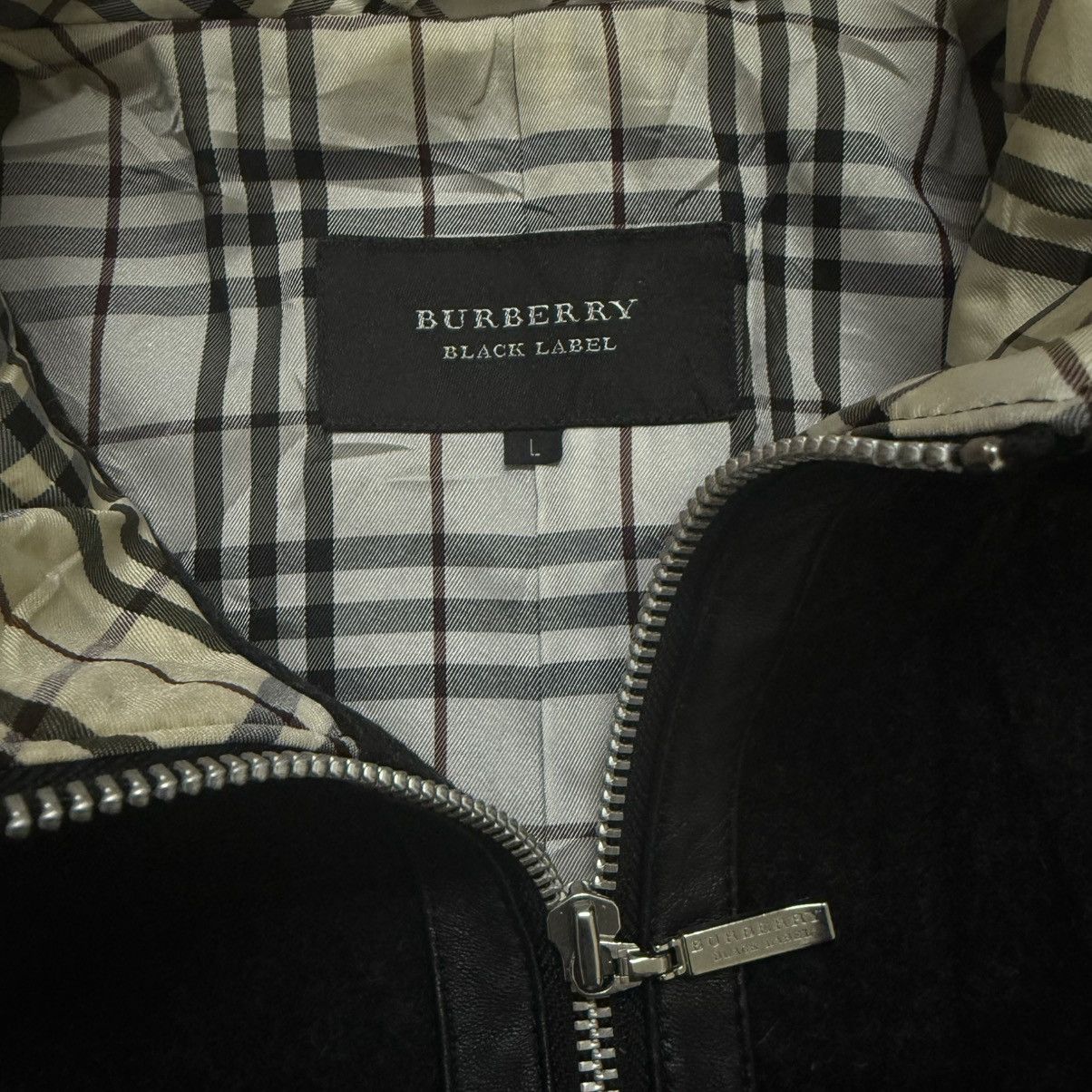 Burberry Burberry Black Label Jacket Leather Trim Size US M / EU 48-50 / 2 - 9 Thumbnail