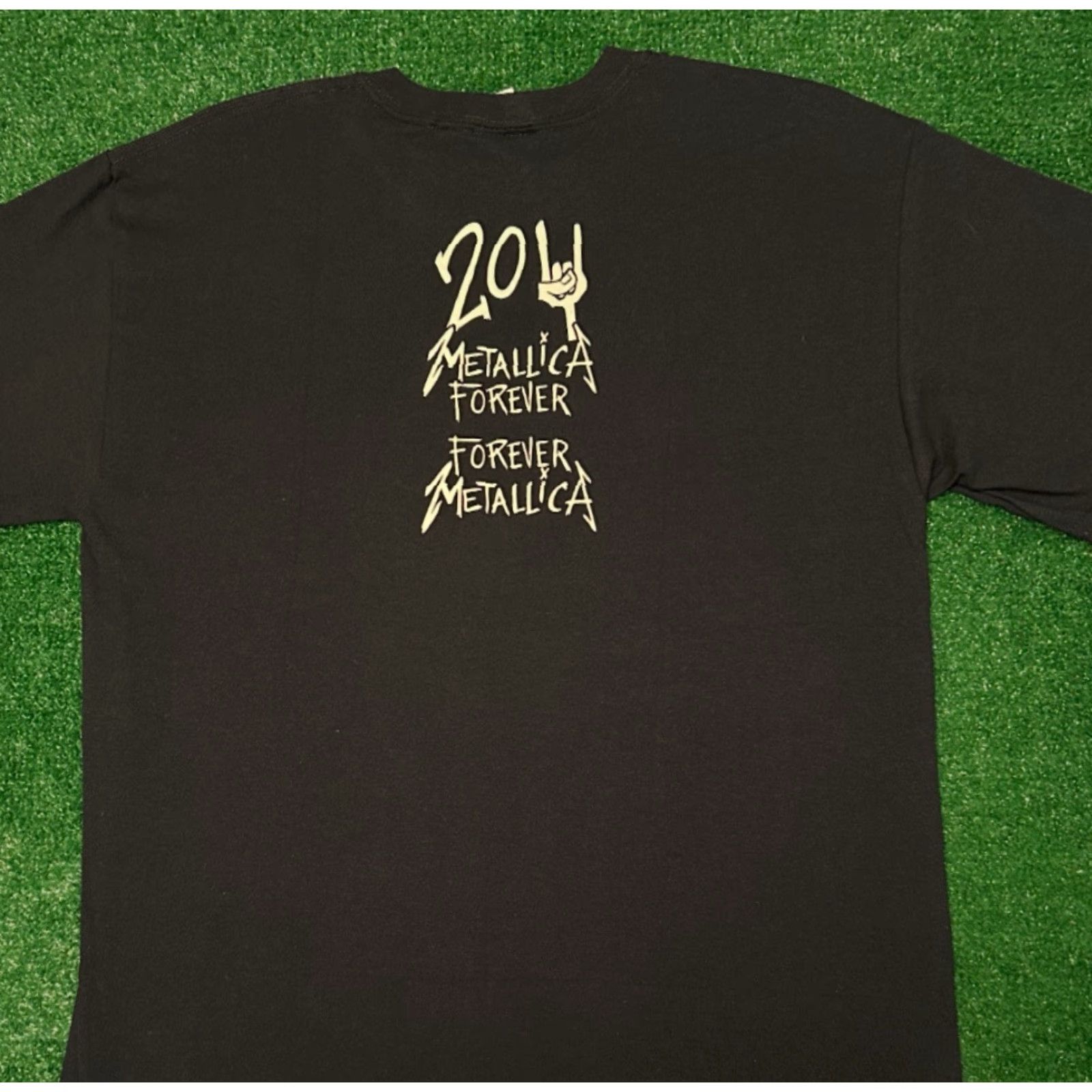 Vintage VINTAGE Metallica Shirt Mens Size M Black 90s Band Rock Tee Metallica Club 2011 VTG Shirt Mens Size Medium Size US M / EU 48-50 / 2 - 2 Thumbnail