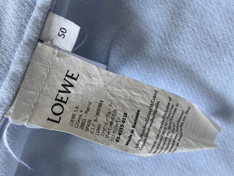 Loewe Loewe size 50 Men's Long Sleeve Shirts Men's Hooded Shirts Size US M / EU 48-50 / 2 - 4 Thumbnail