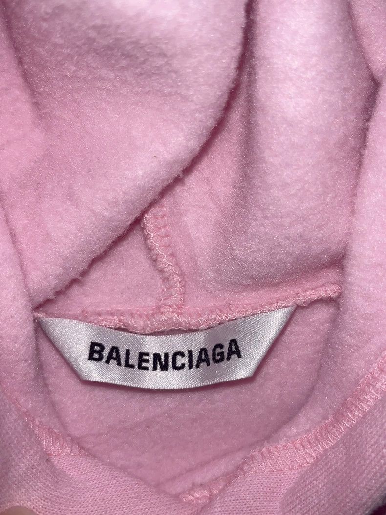 Balenciaga Balenciaga Pink Hoodie Size US S / EU 44-46 / 1 - 3 Thumbnail