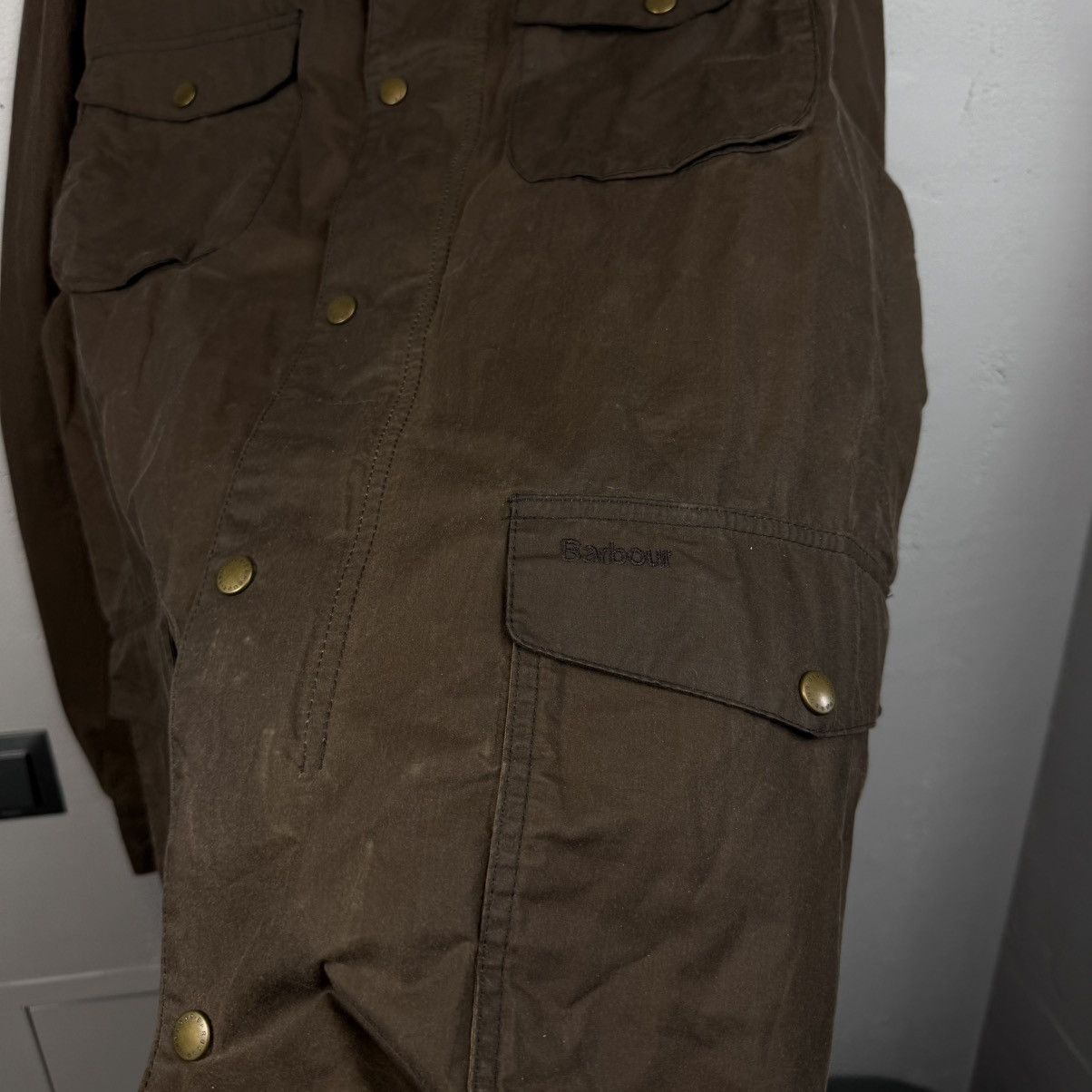 Barbour Vintage Barbour Wax Jacket Size US XXL / EU 58 / 5 - 2 Thumbnail
