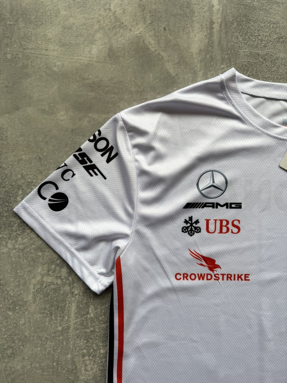 Mercedes-Benz × Vintage VINTAGE MERCEDES BENZ PETRONAS RACING WHITE TEE Size US L / EU 52-54 / 3 - 4 Thumbnail