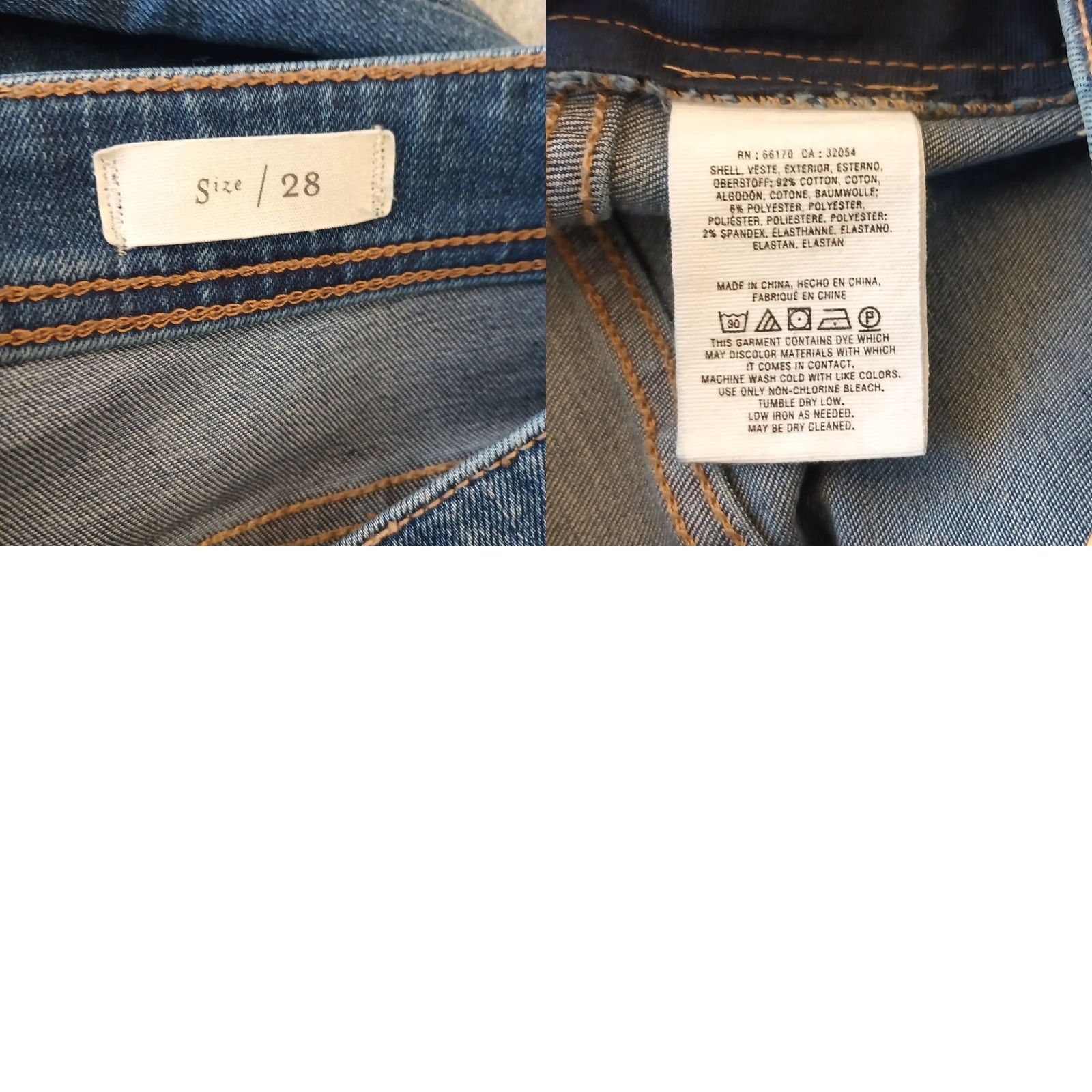Vintage Pilcro Cropped Jeans Womens Size 28 Blue Side Zip 28x25.5 Denim Regular Rise Mid 8.5-10.5 Inseam 25.5 Inseam 25.5 Inseam Size 28" / US 6 / IT 42 - 9 Thumbnail