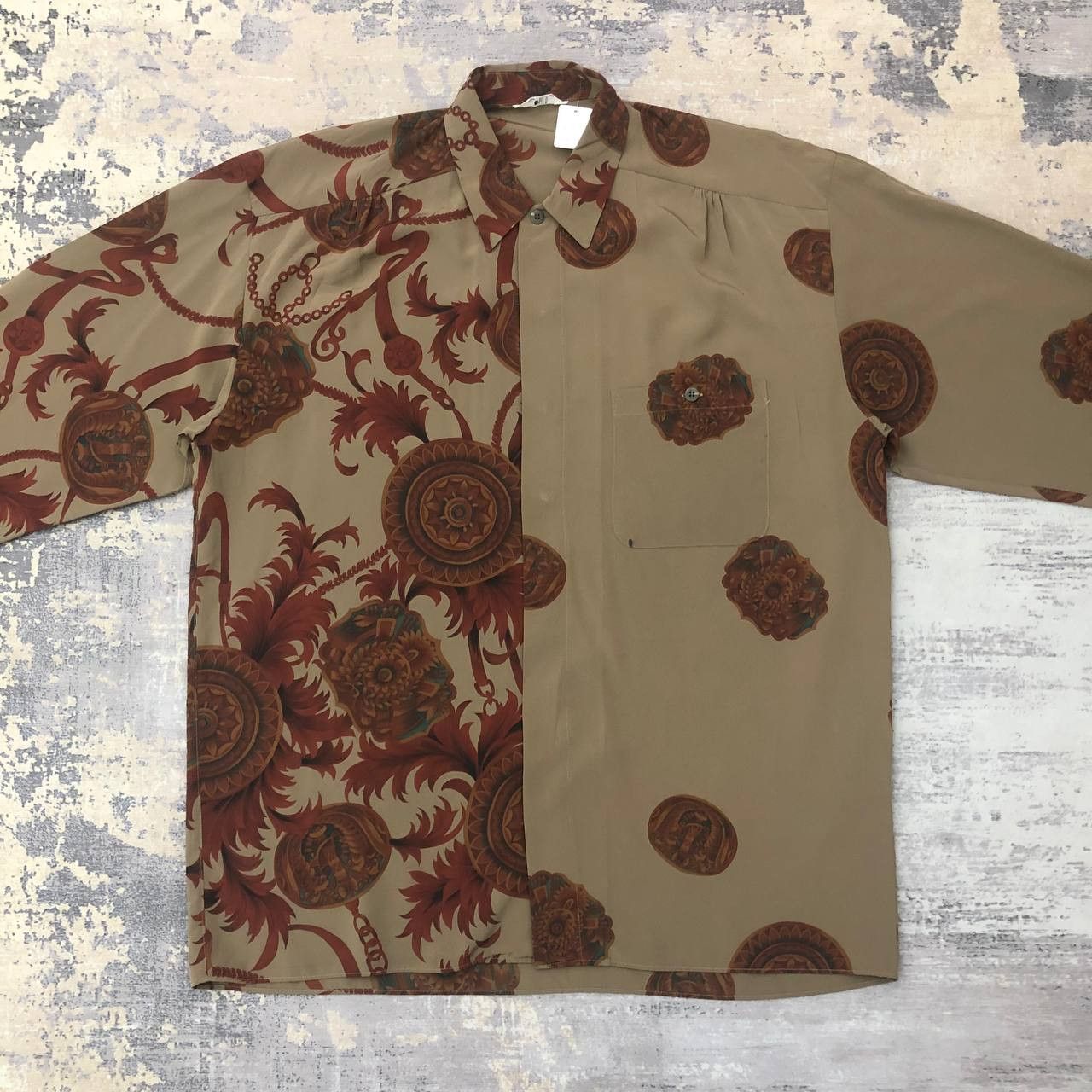 Japanese Brand T450 VTG MADE IN JAPAN PHIL SILK ART SHIRTS Size US XL / EU 56 / 4 - 4 Thumbnail