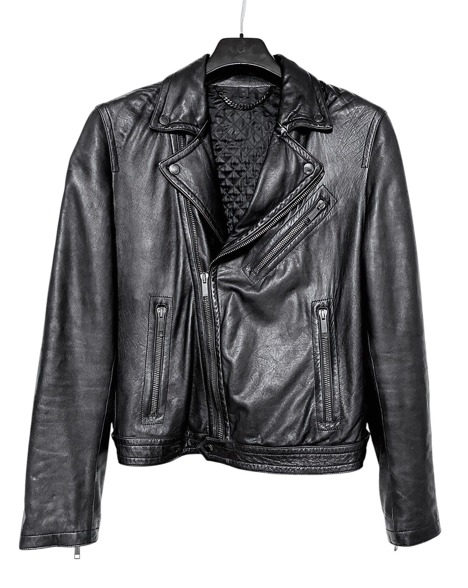CAFE RACER LEATHER BIKER JACKET