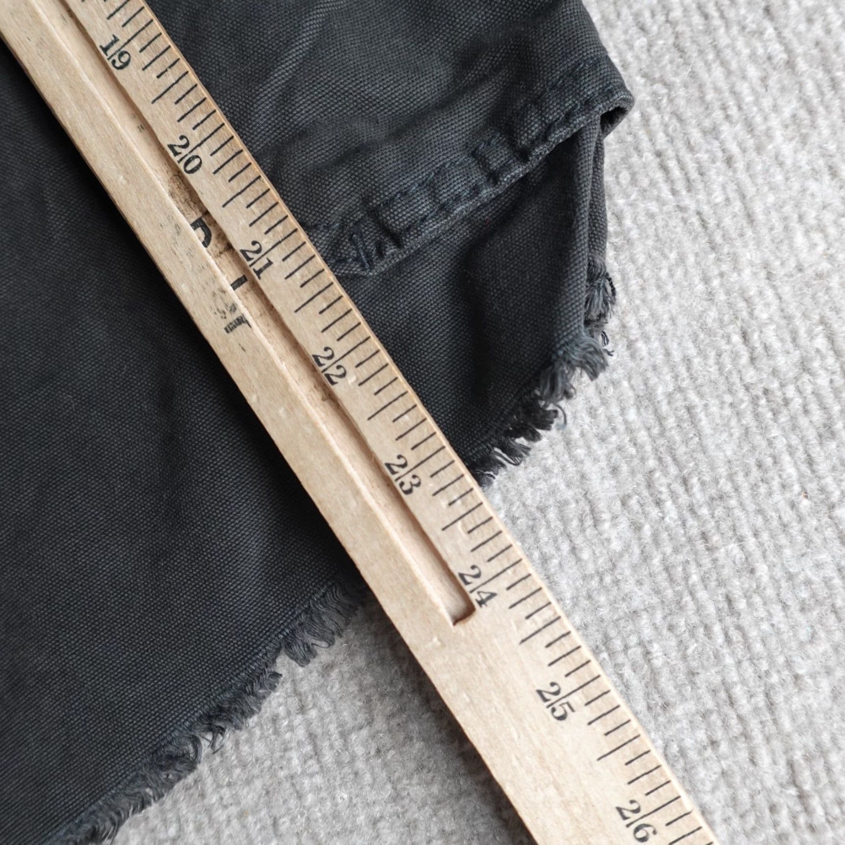 True Religion True Religion Mens Shorts 36 Black Solid Cargo Drawstring Cargo Pocket Pockets Casual Vintage No Size US 36 / EU 52 - 3 Thumbnail