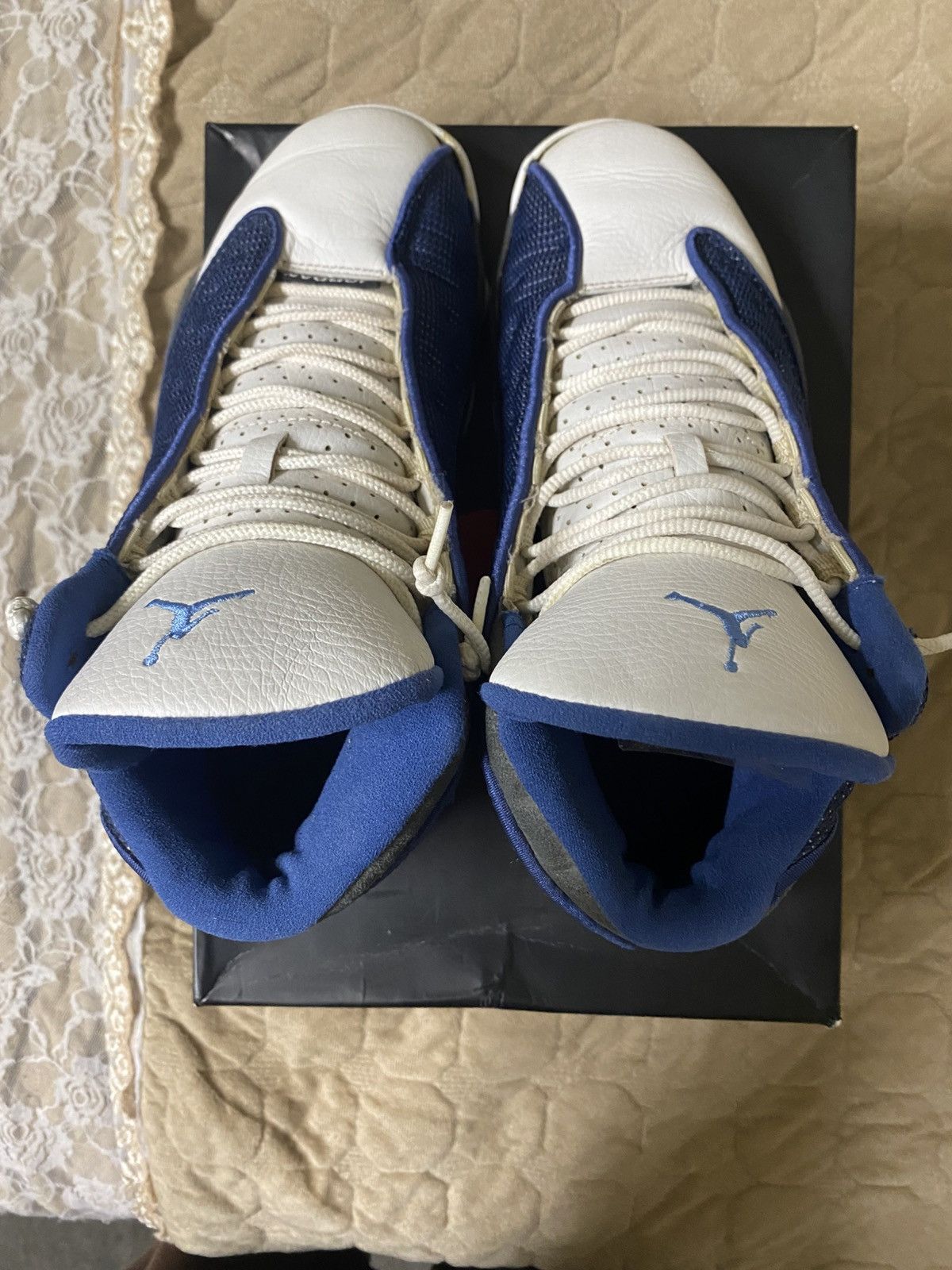 Jordan Brand Air Jordan 13 2005 OG Flint Blue Size US 8 / EU 41 - 4 Thumbnail