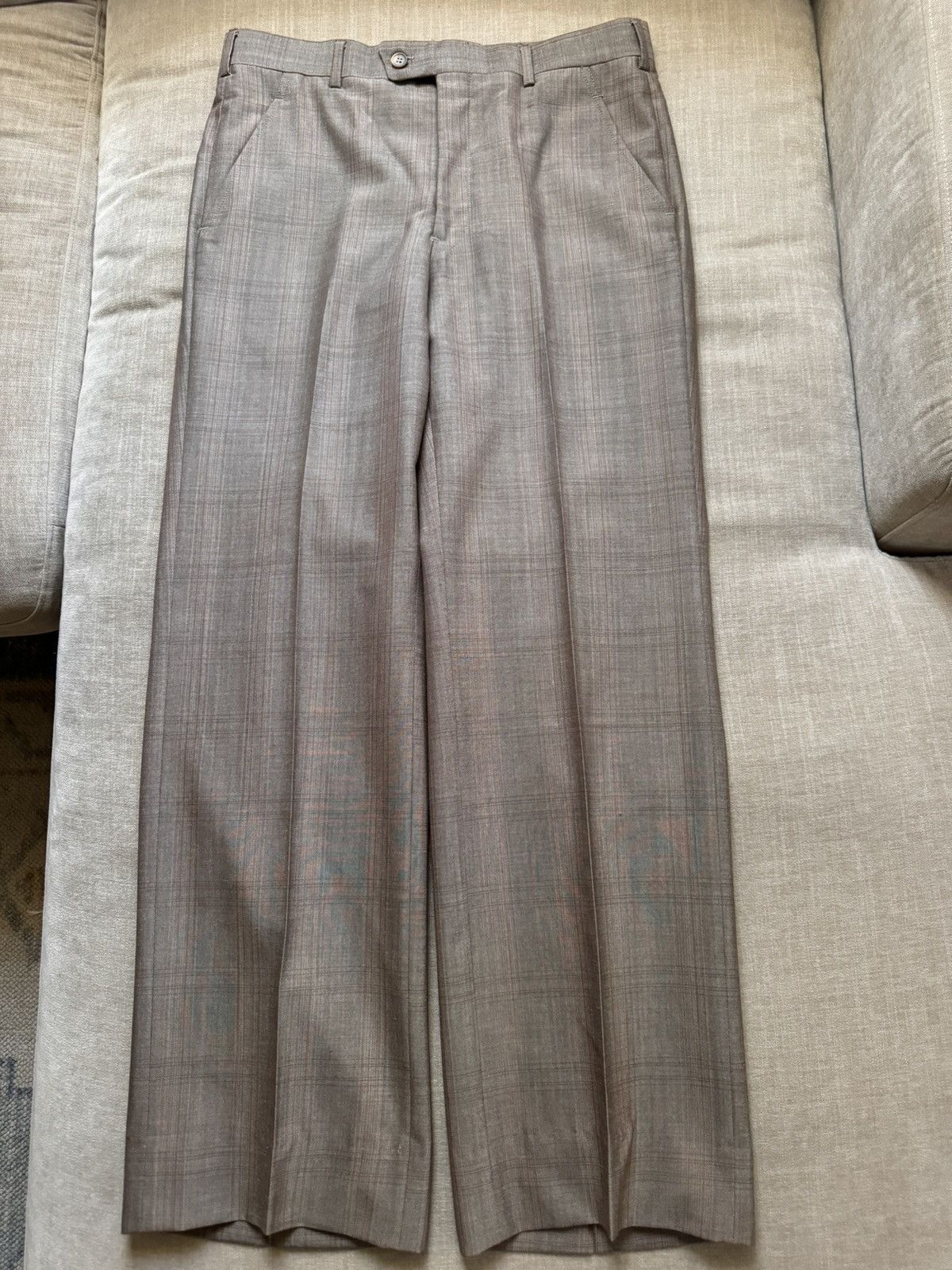 Christian Dior Monsieur Christian Dior Monsieur Prince of Wales Wool Suit Size 40R - 14 Thumbnail