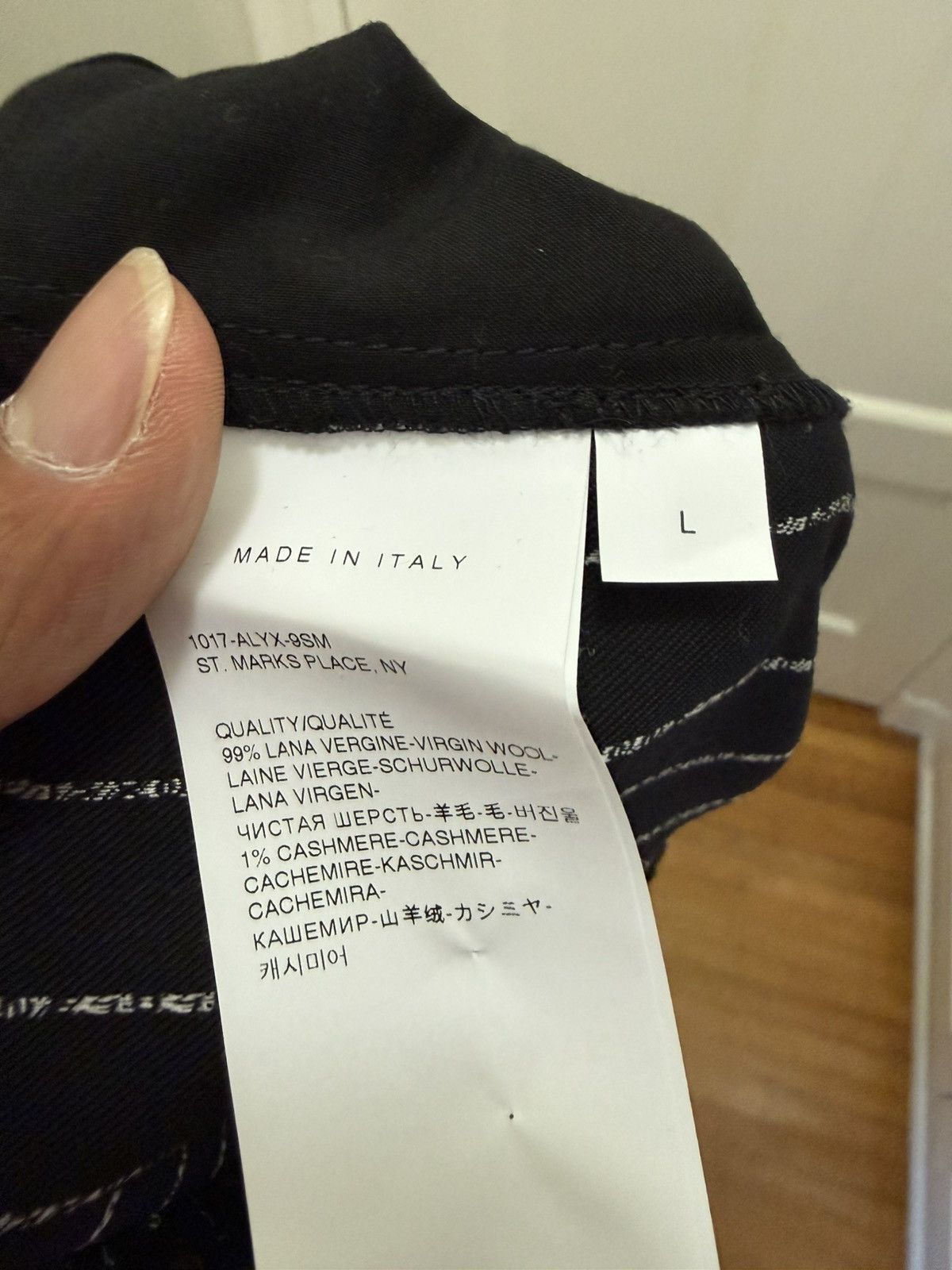 1017 ALYX 9SM Alyx Pinstripe Wool Pants Size L Size US 34 / EU 50 - 8 Thumbnail