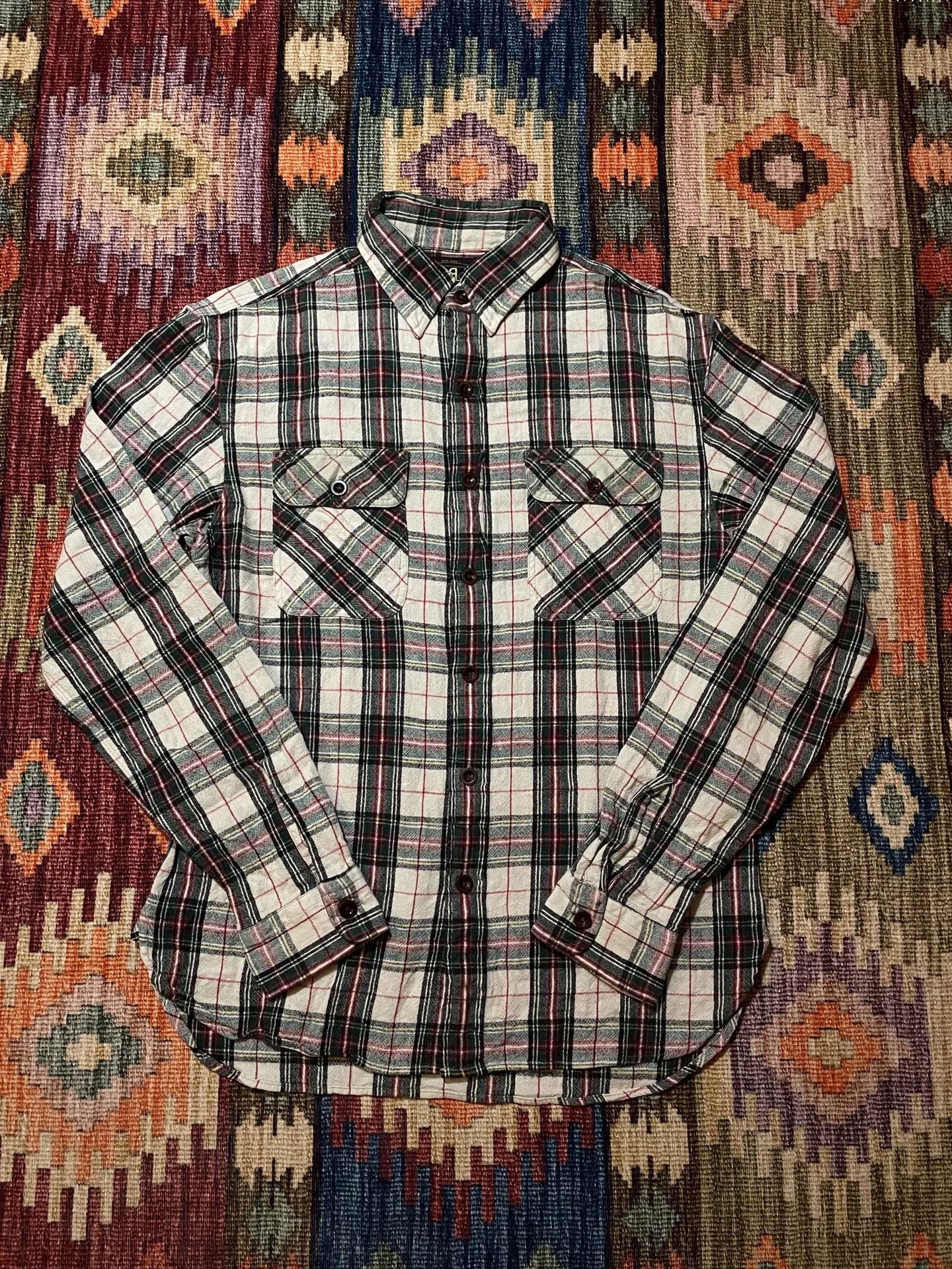 RRL Ralph Lauren RRL Vintage Plaid Work Shirt S Size US S / EU 44-46 / 1 - 1 Thumbnail