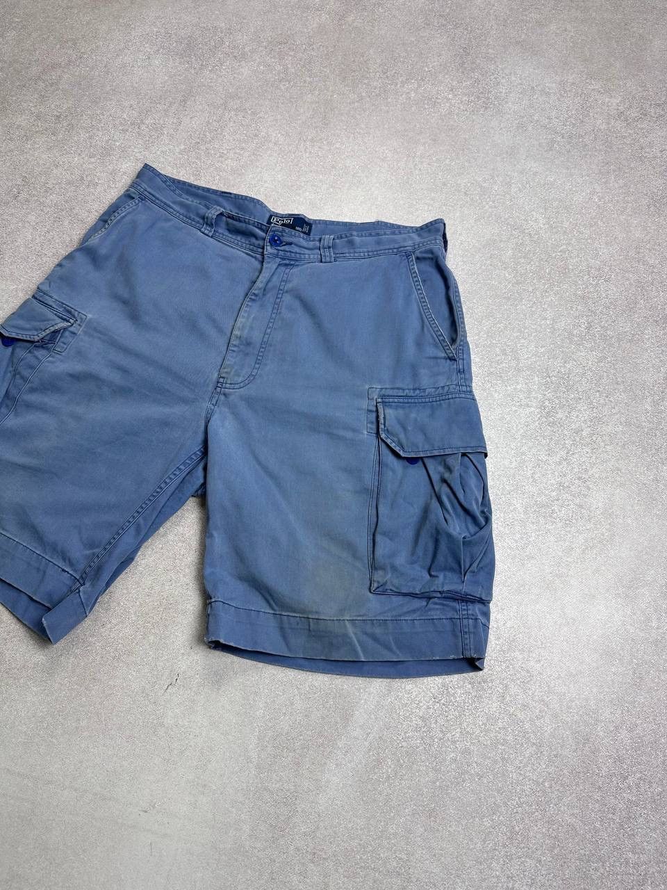 Polo Ralph Lauren × Vintage Vintage Polo Ralph Lauren Tactical Baggy Jorts Shorts Y2K 35 Size US 35 - 3 Thumbnail