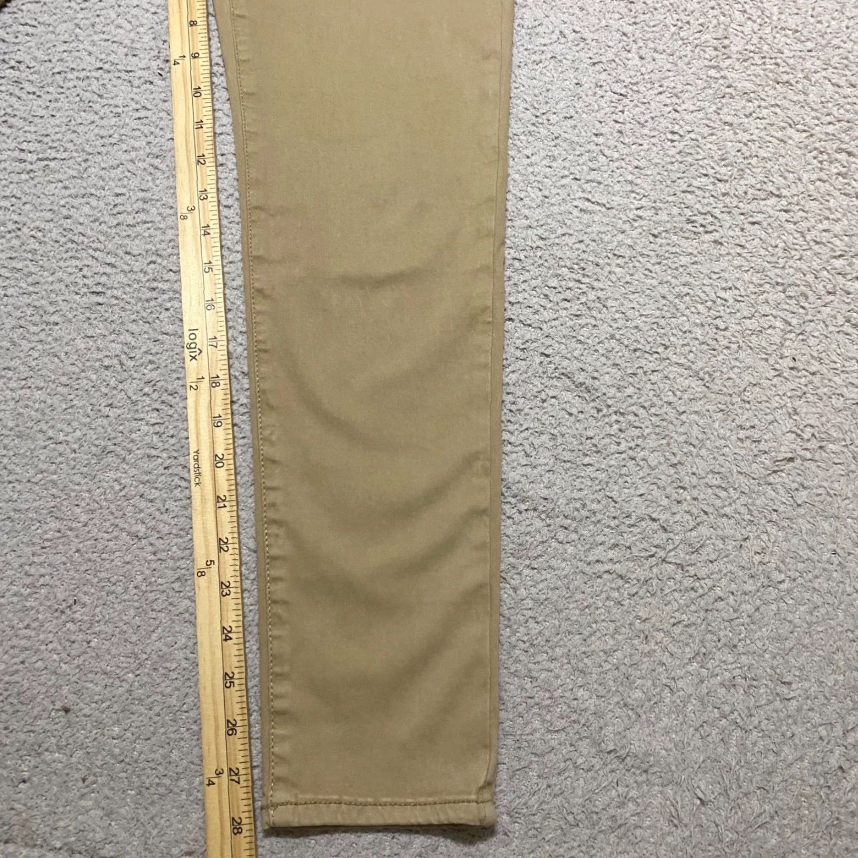 American Eagle Outfitters American Eagle Jeans Womens 10 Beige Medium Wash Mid Rise Jegging Stretch Size 32" / US 10 / IT 46 - 6 Thumbnail